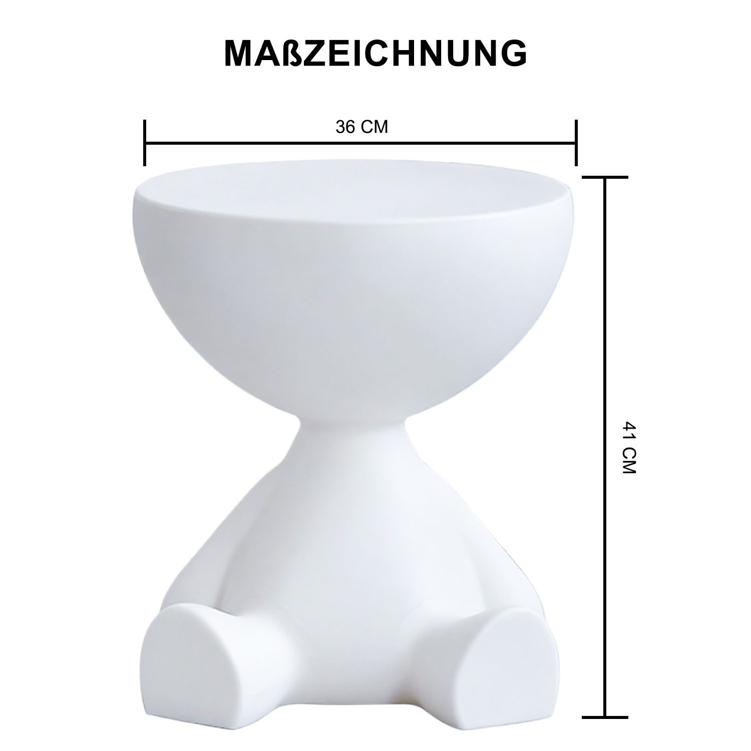 HEYHIPPO Beistelltisch Mini-Beistelltisch,runder Couchtisch,L36× H41cm, PP- günstig online kaufen