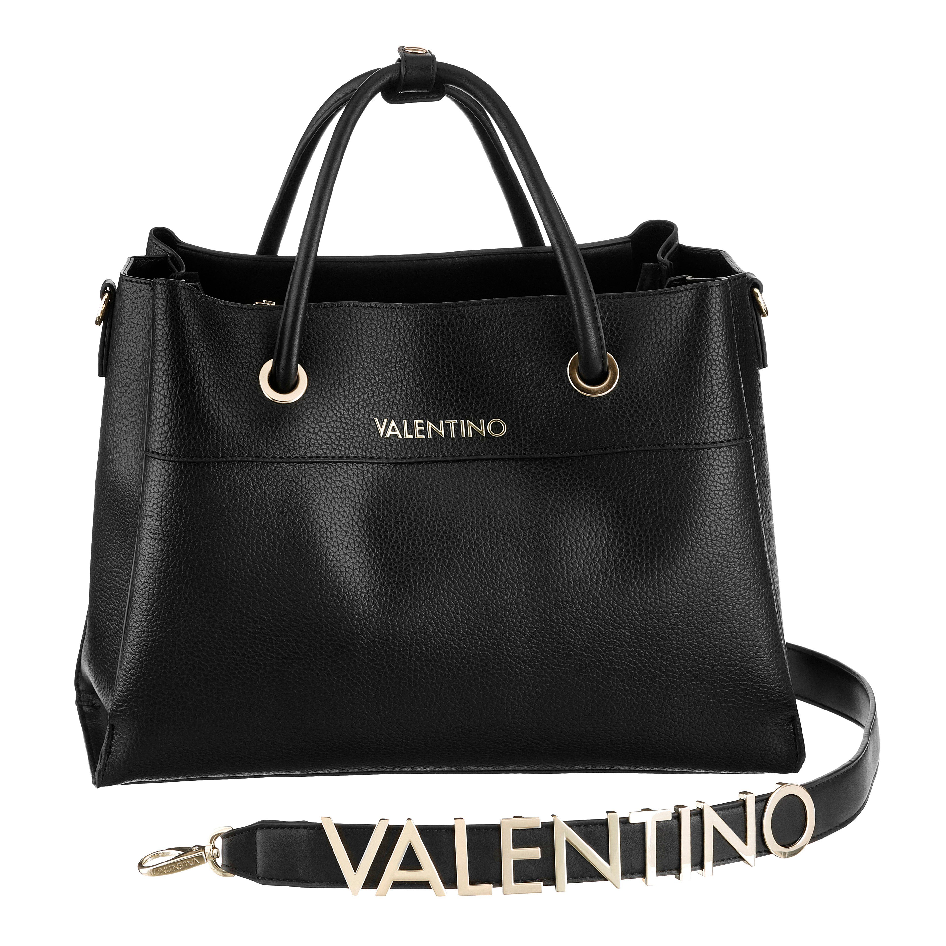VALENTINO BAGS Henkeltasche ALEXIA, Umhängetasche Schultertasche mit goldfarbenen Details