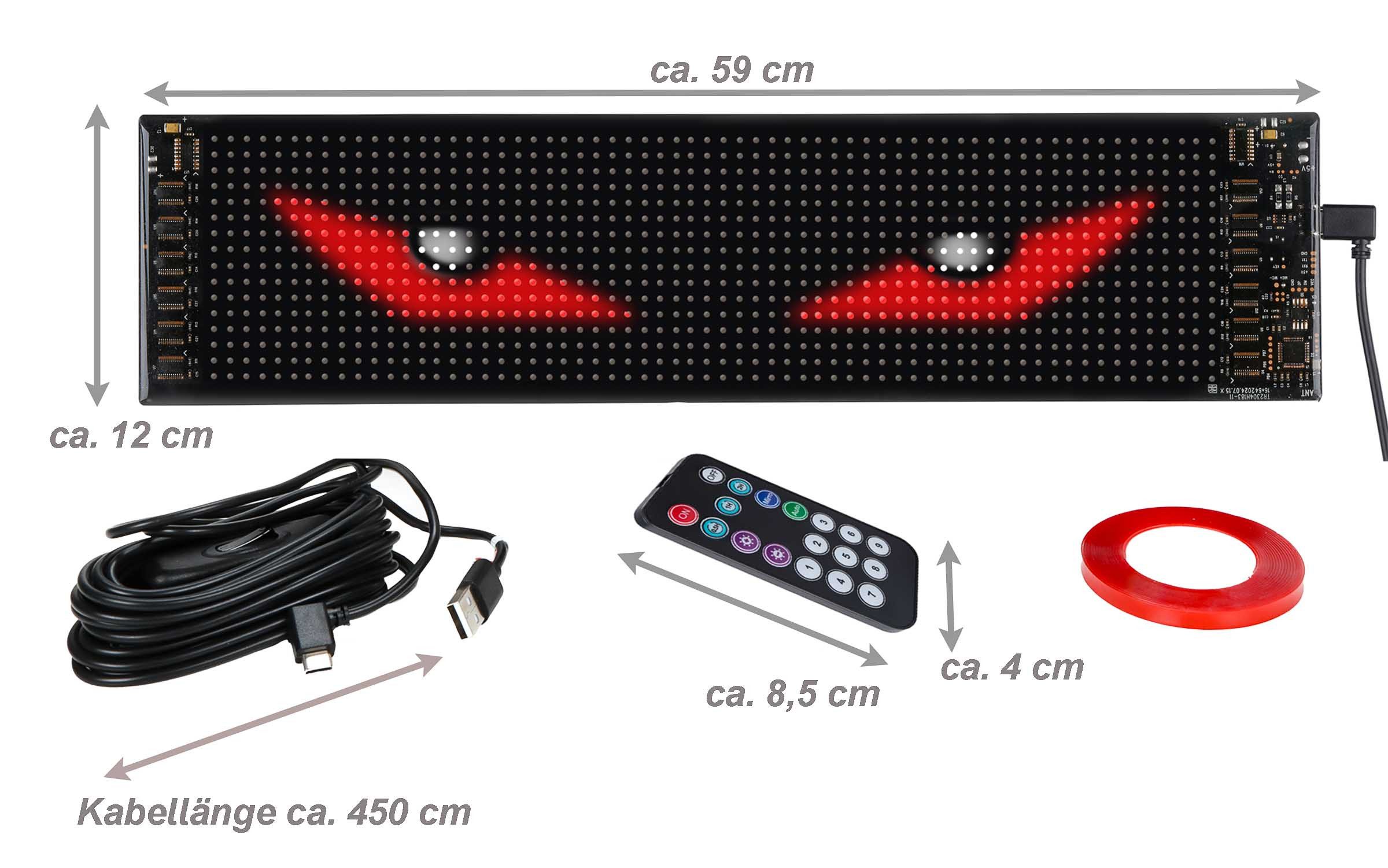 All Ride LED Panel Devil's Eye für LKW, Fahrerhausbeleuchtung, LED fest integriert, Farbwechsler, LKW Teufelsaugen
