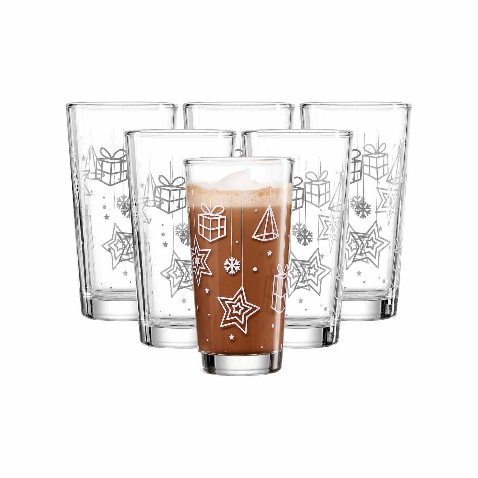 Ritzenhoff & Breker Glas Xmas Trinkgläser 380 ml 6er Set, 6-tlg., Glas