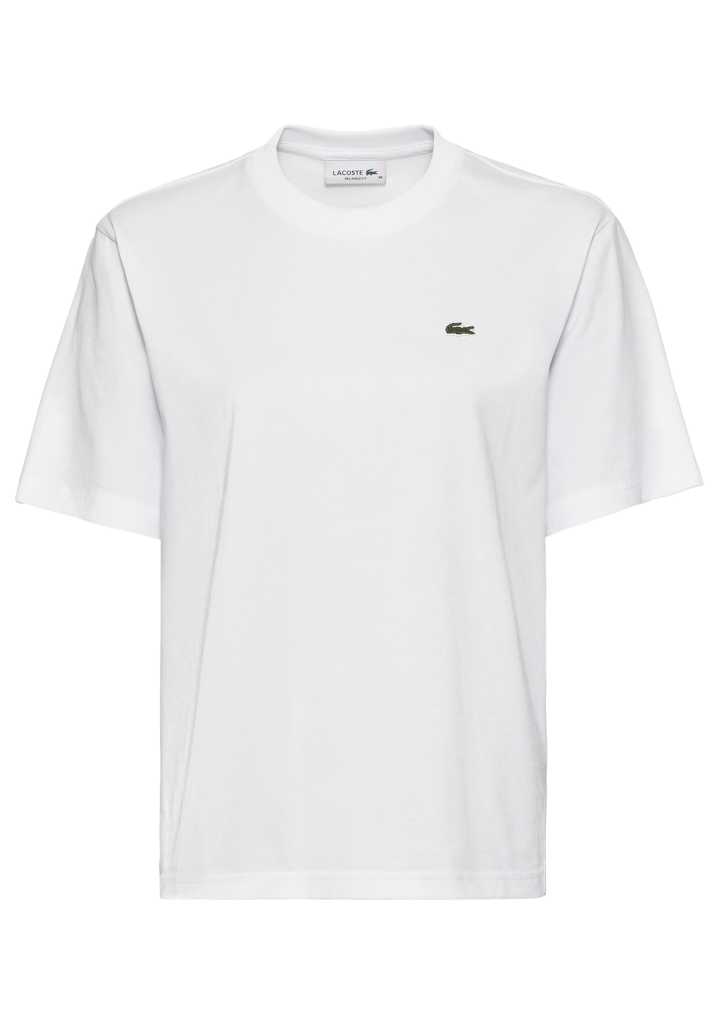 T-Shirt, Single Baumwolle aus reiner Lacoste Jersey