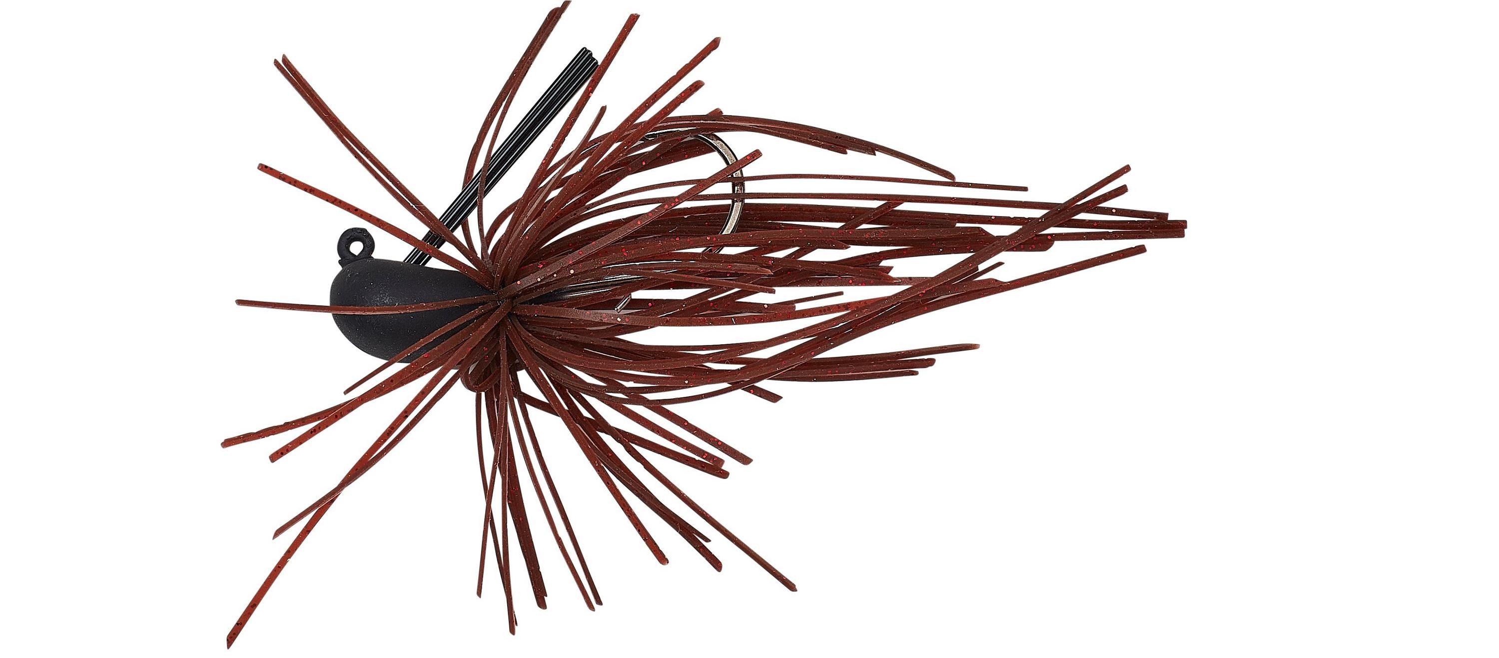 Kunstköder JIG 2 SKIRT FLIRT - 6cm - 4g oder 6g - Kraut Raubfisch Hecht Forelle