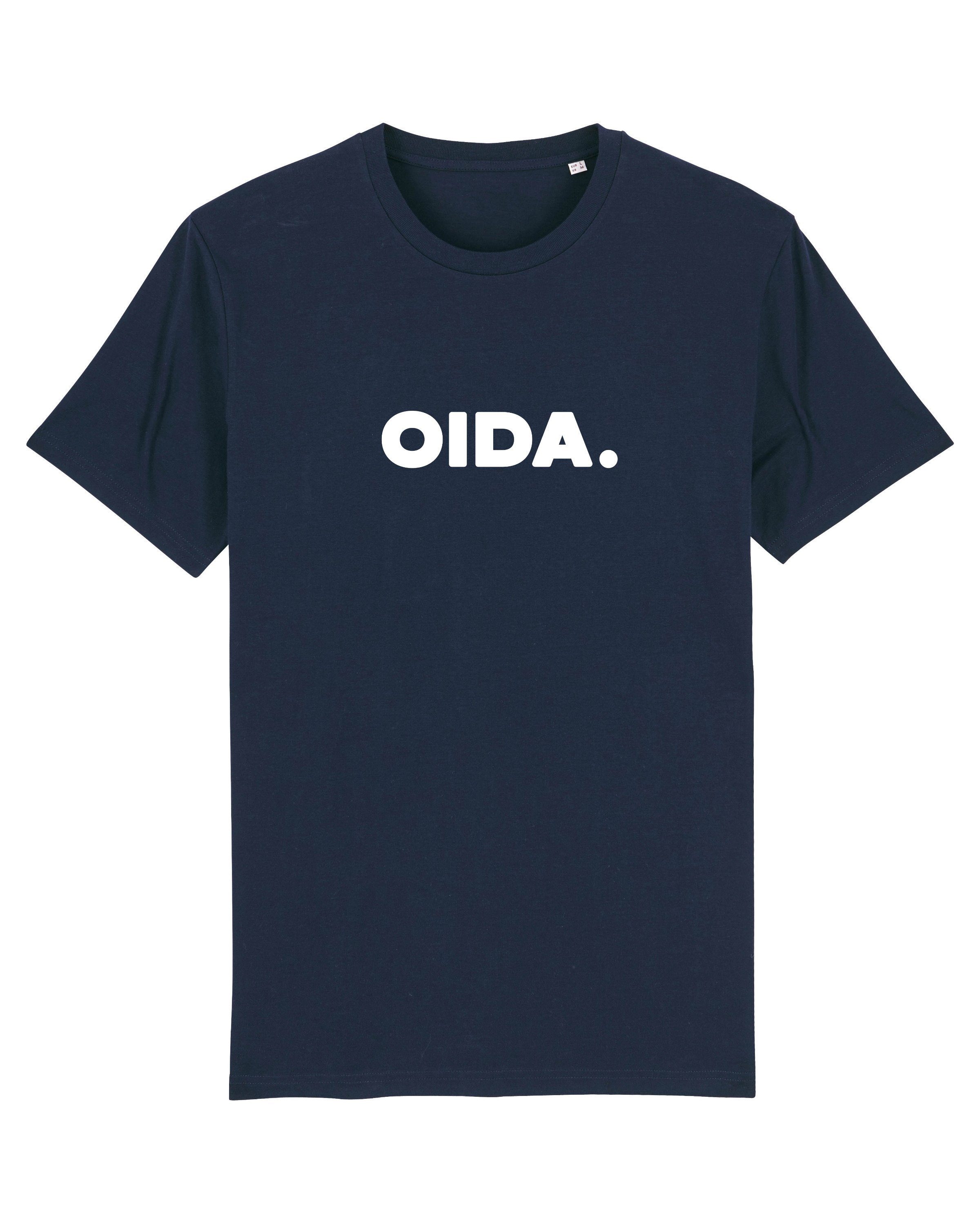 wat? Apparel Print-Shirt ocker (1-tlg) Oida