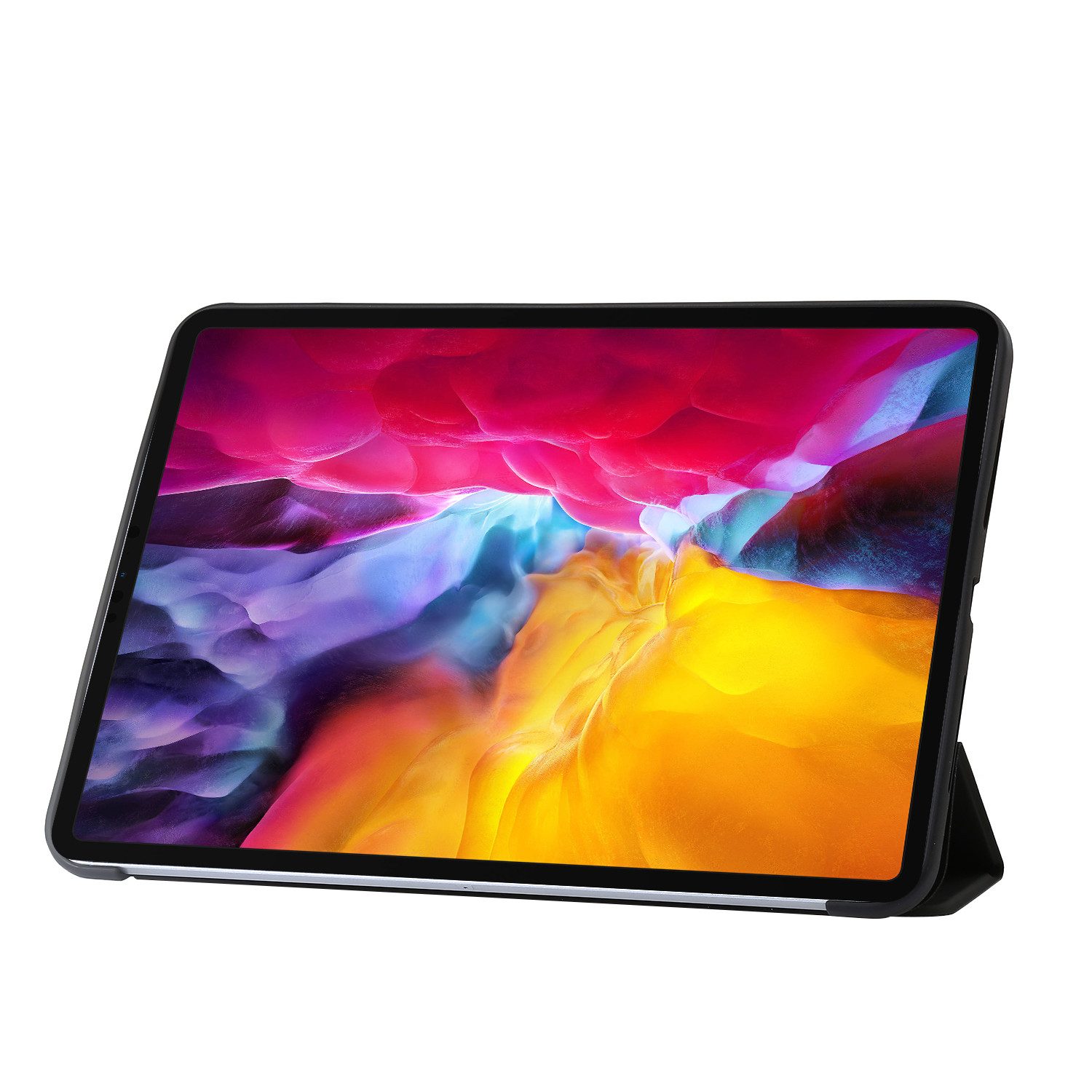 CLM-Tech Tablet-Hülle für Lenovo Tab M11 Schutzhülle 11 Zoll, Standfunktion, Auto Schlaf/Wach Funktion, schwarz