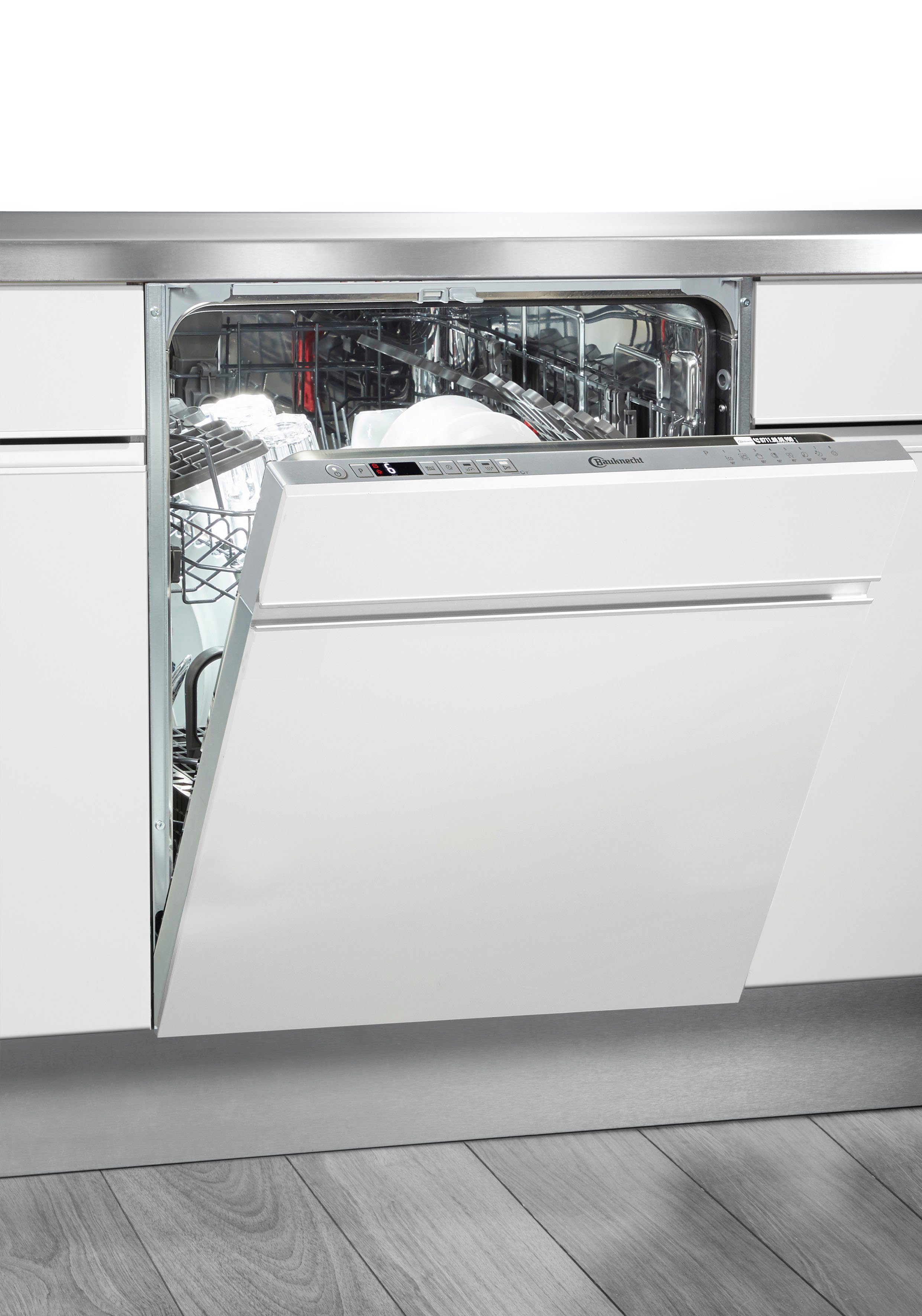 BAUKNECHT vollintegrierbarer Geschirrspüler OBIC ECOSTAR 5320, 14 Maßgedecke