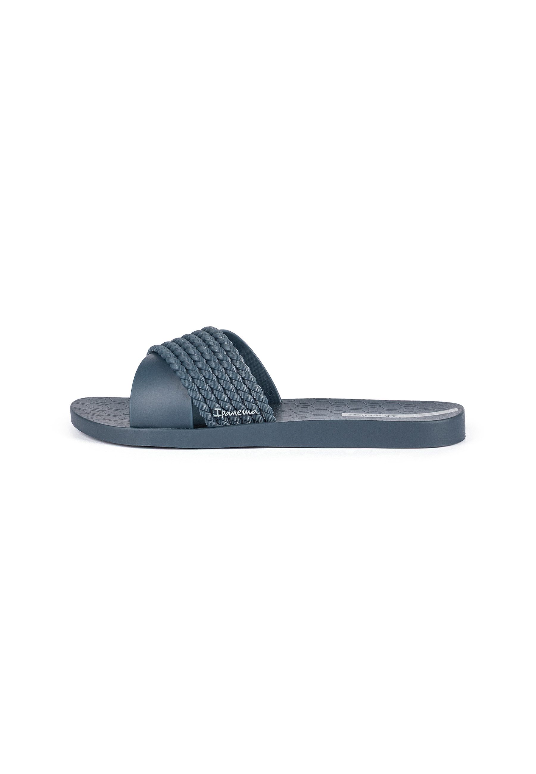 Ipanema STREET II FEM - Badelatschen / Slides Pantolette Bade-Slides mit Riemen in Stahlseil-Optik
