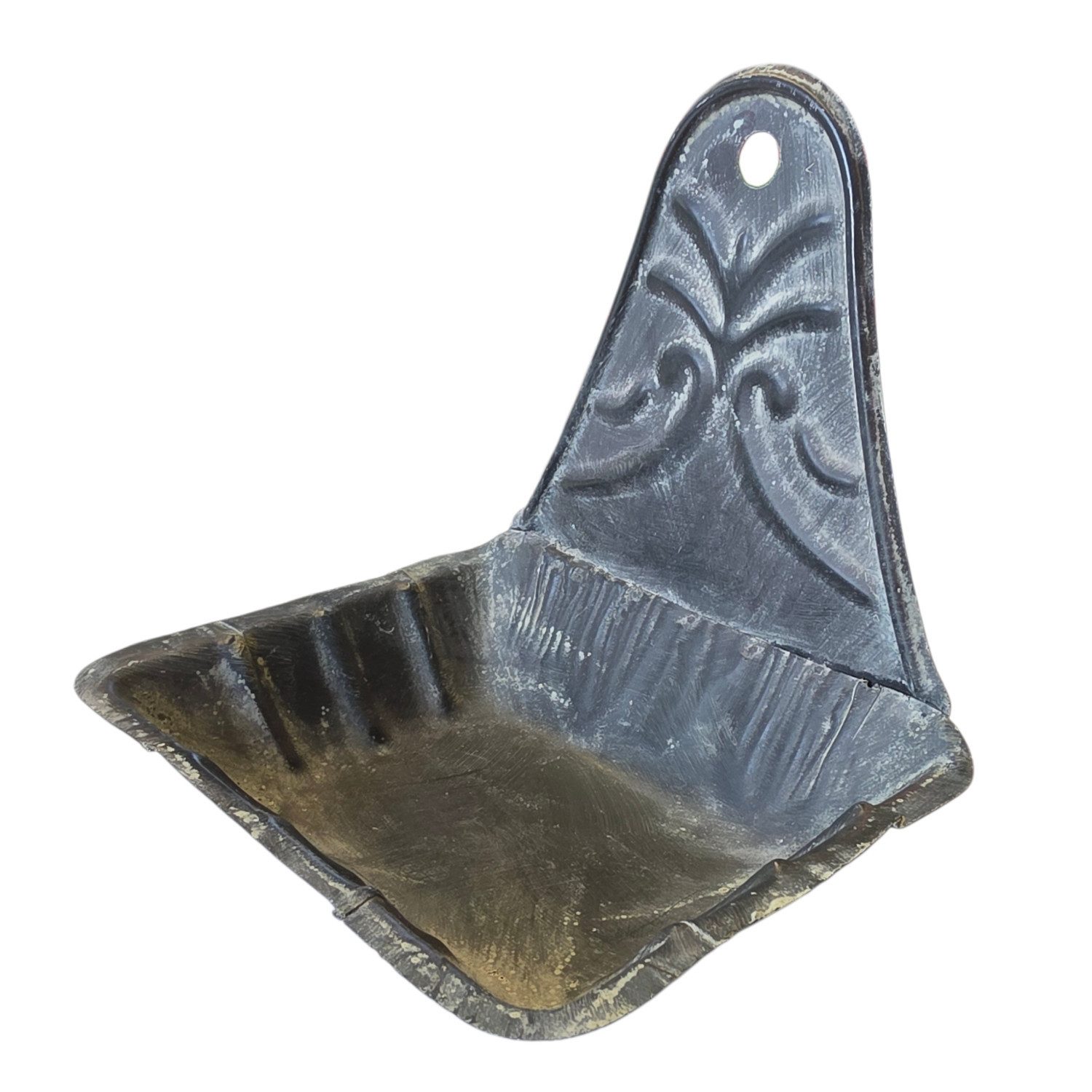 Macosa Home Seifenhalter Seifenschale grau Metall Vintage-Stil Seifenablage Wand, Metall Vintage-Stil Seifenhalter Seifenablage nostalgisch
