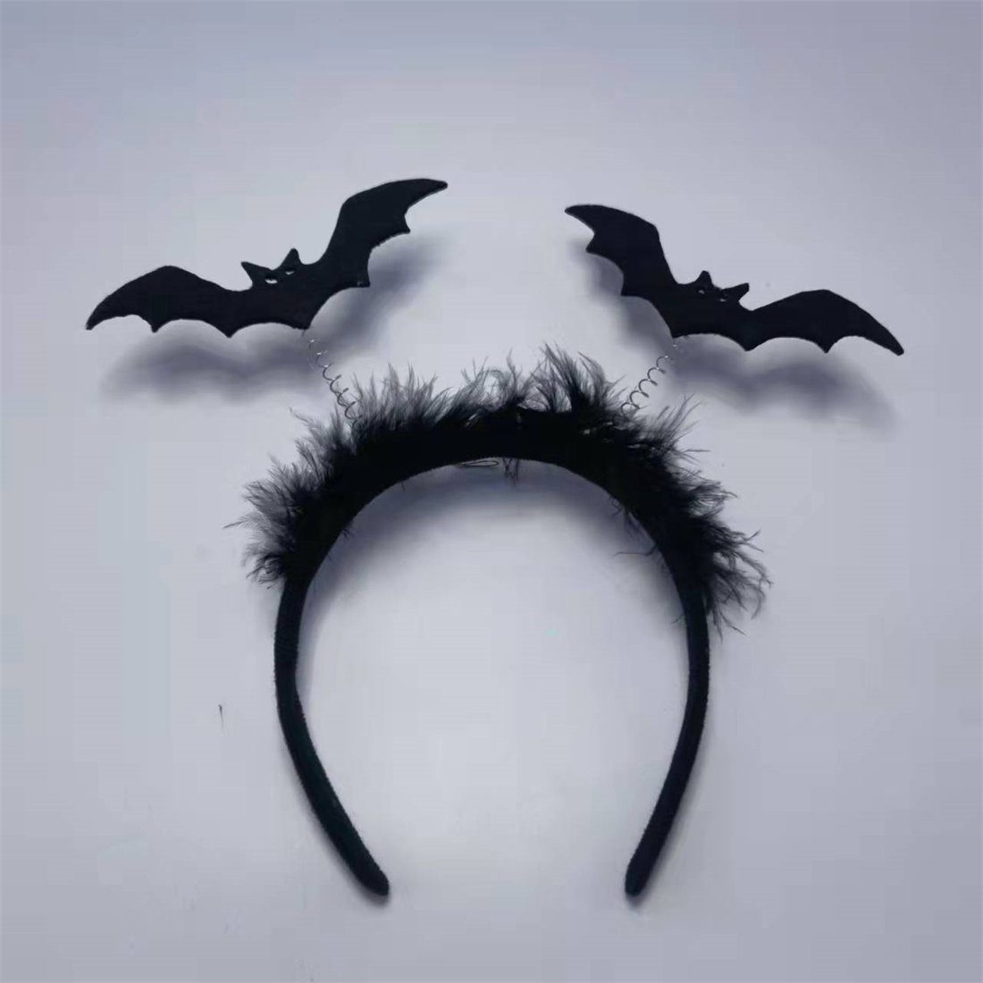 deko Haarbänder Dekoration (1-tlg), Party,festliche,halloween für Halloween, Halloween damen YOOdy~ Schwarz Diadem Abschlussball, kopfschmuck Fledermaus
