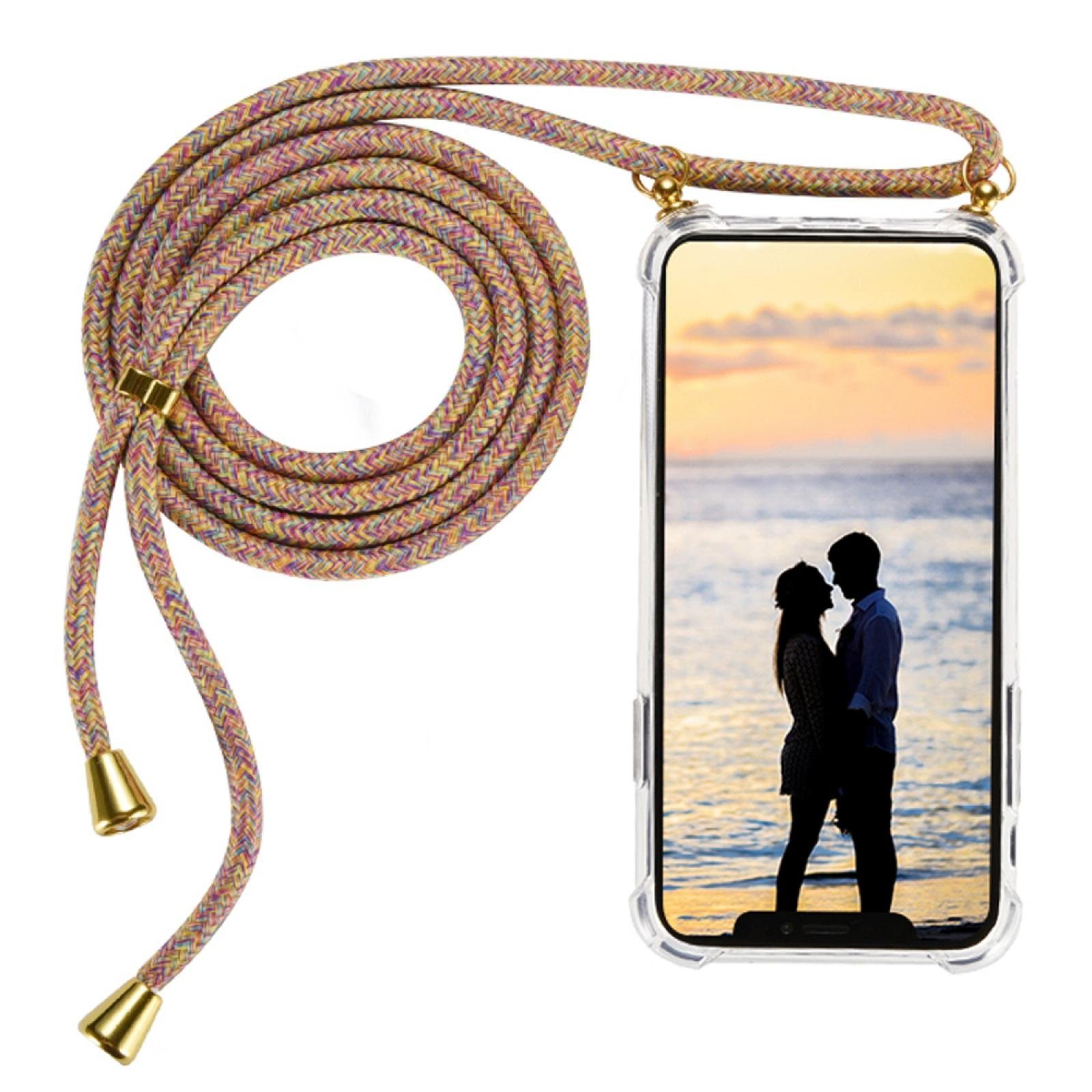 Numerva Handykette Necklace Case Schutzhülle Handyhülle für Samsung Galaxy A53 5G, TPU Handyschutzhülle mit Seil zum umhängen