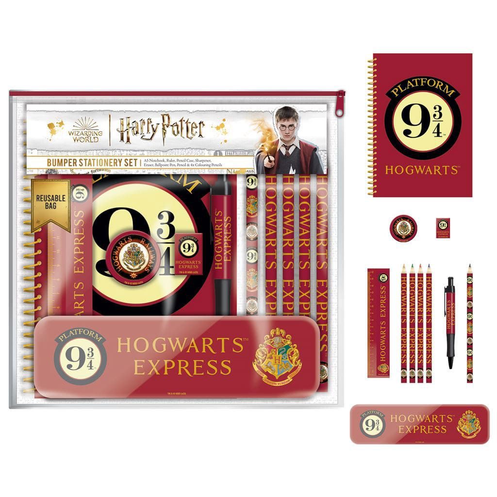 Pyramid International Bleistift Harry Potter Schreibset 11-teilig Platform 9 3/4, (1-tlg), Harry Potter Schreibset