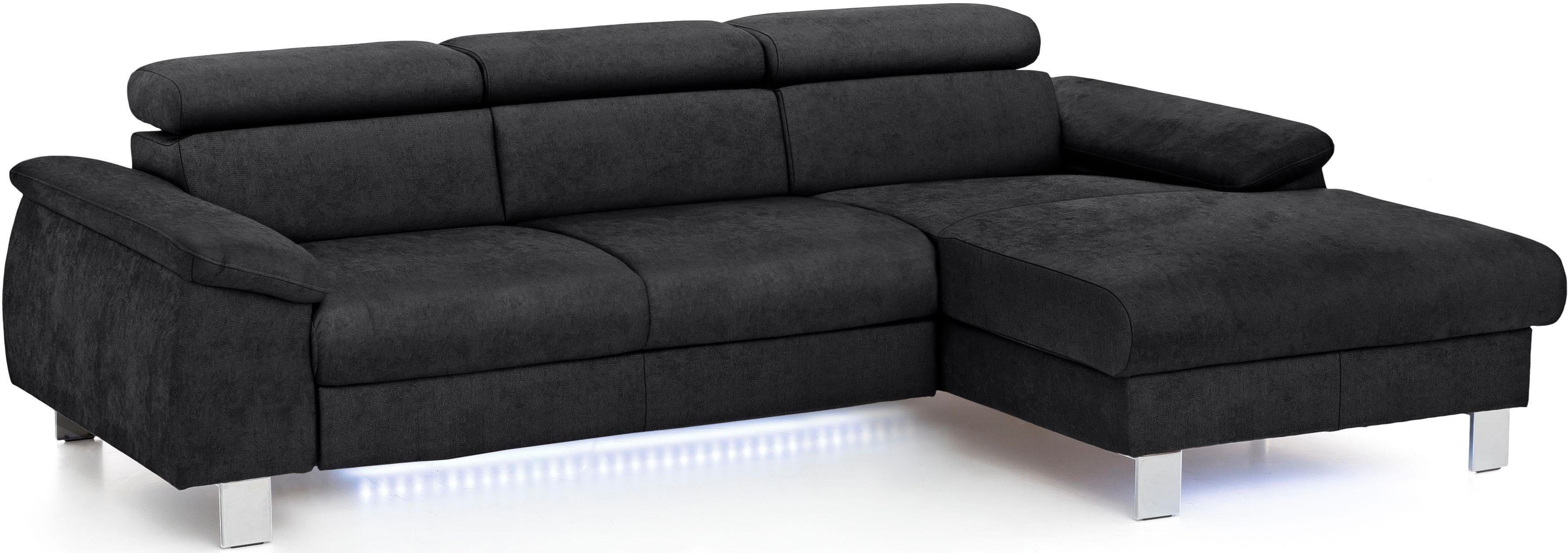 COTTA Polstergarnitur Komaris L-Form, (Set), Set bestehend aus: Ecksofa mit günstig online kaufen