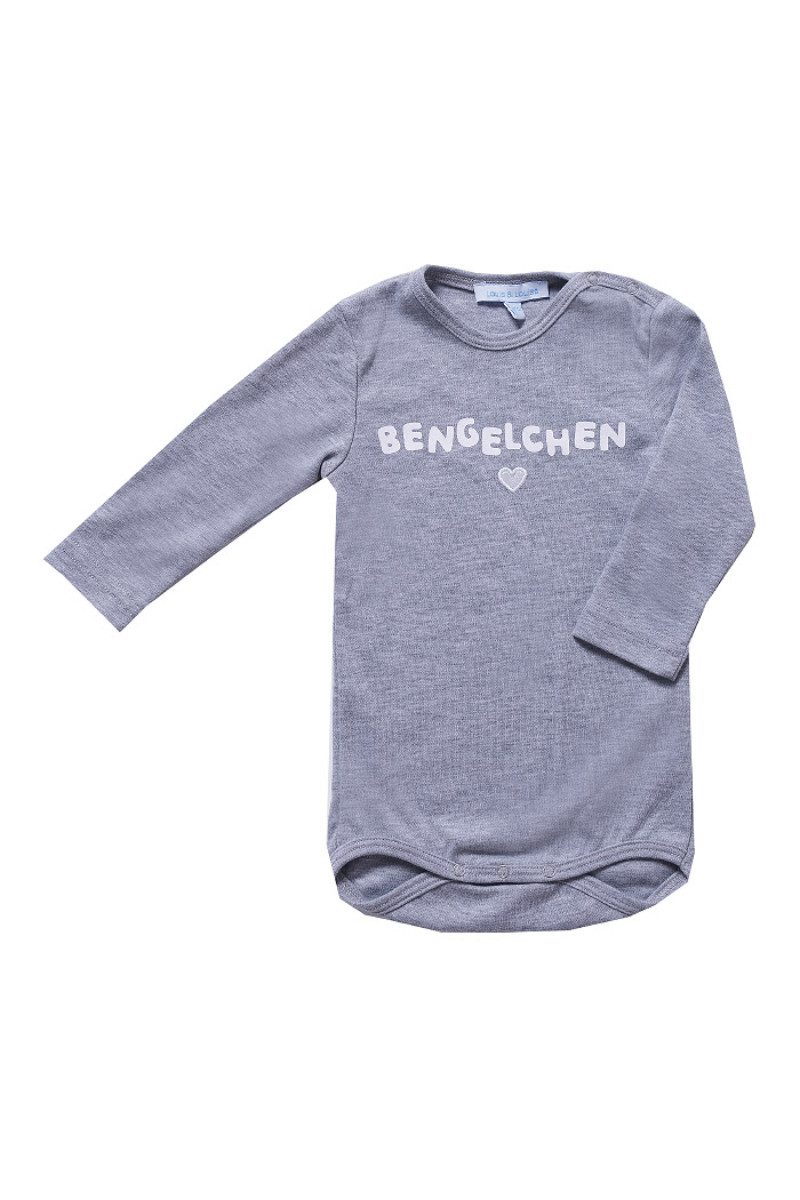 Louis & Louisa Trachtenkleid Baby Body - BENGELCHEN - grau