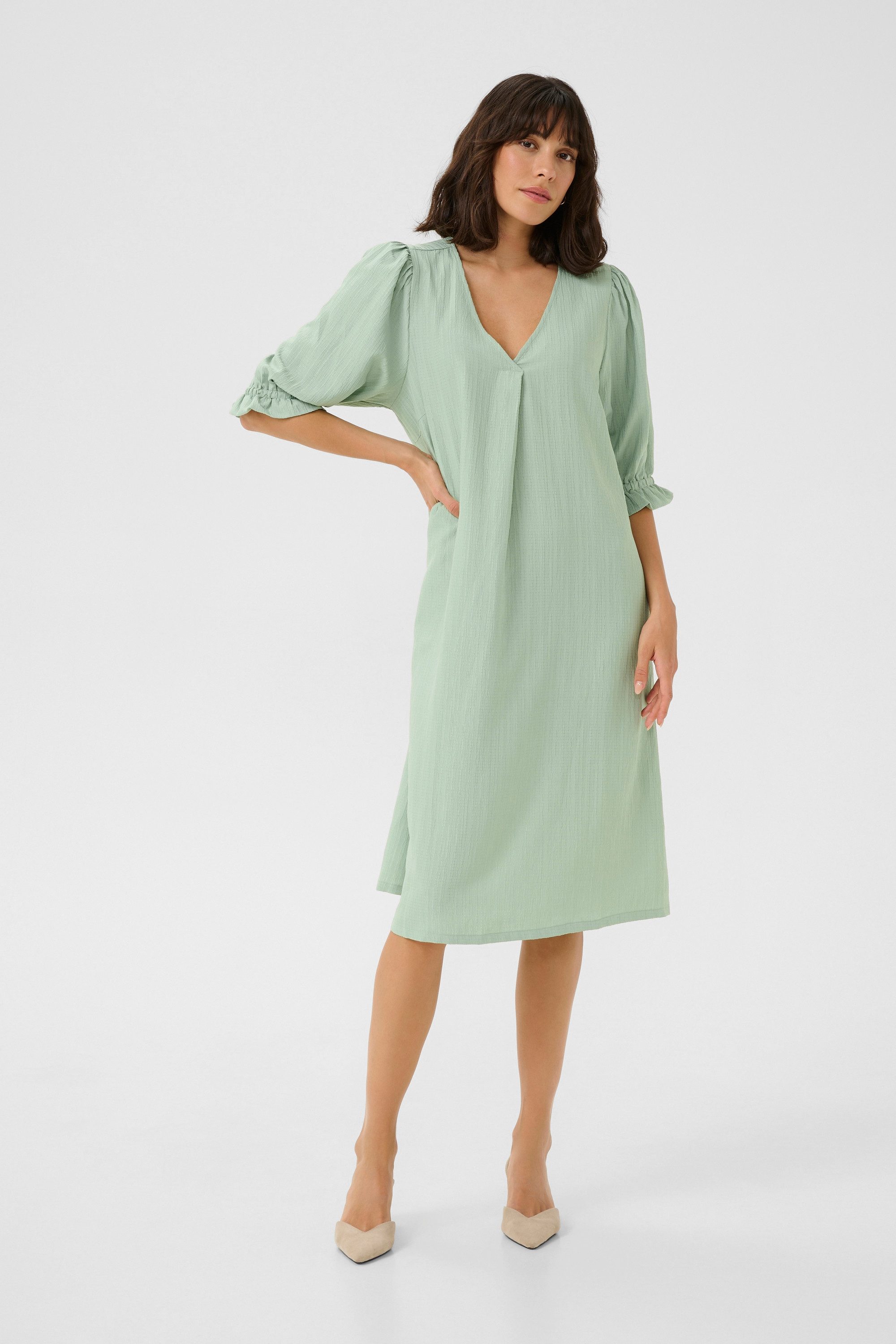 KAFFE Blusenkleid Kleid KApaulina