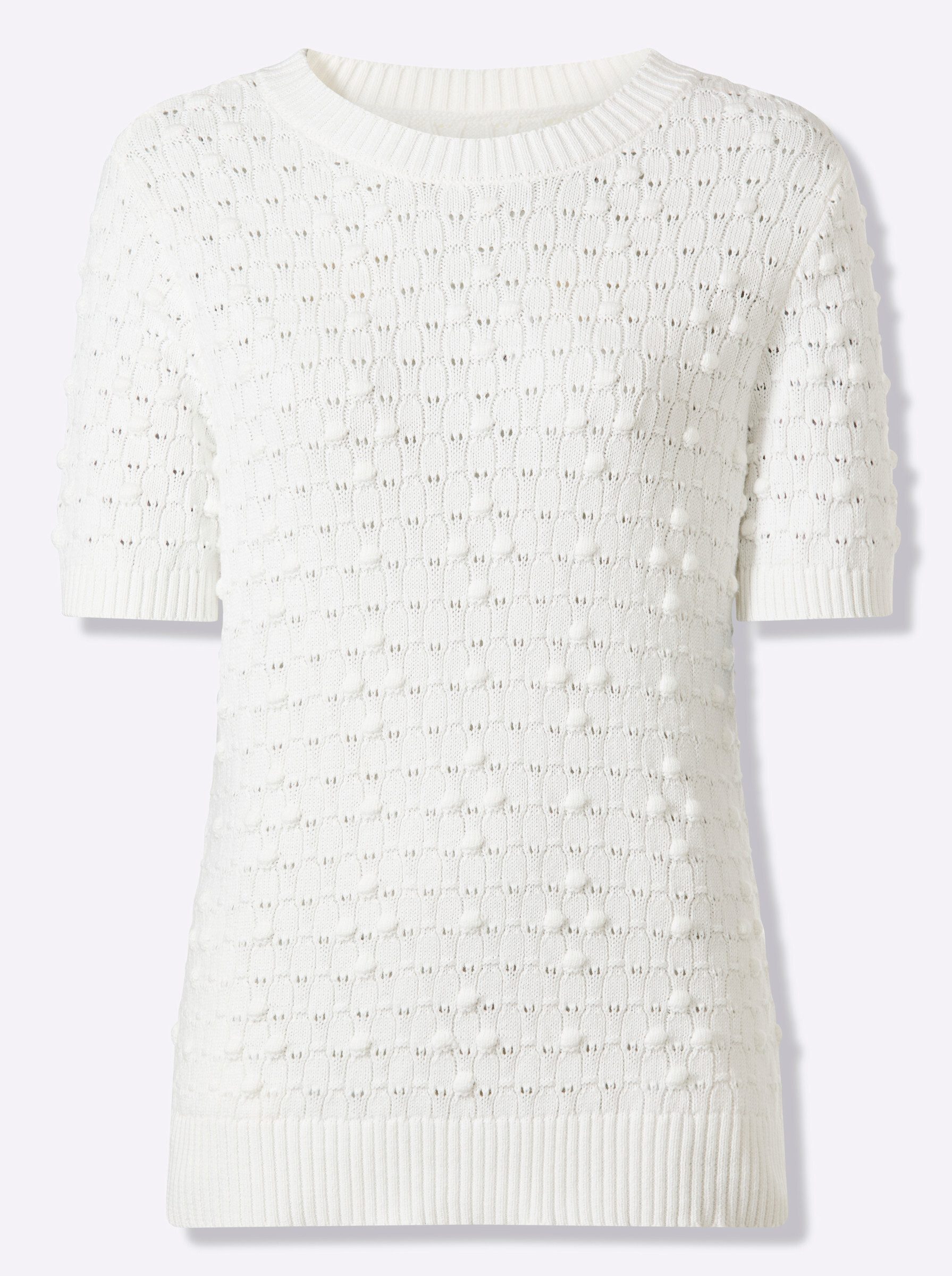 Strickpullover Pullover Kurzarm