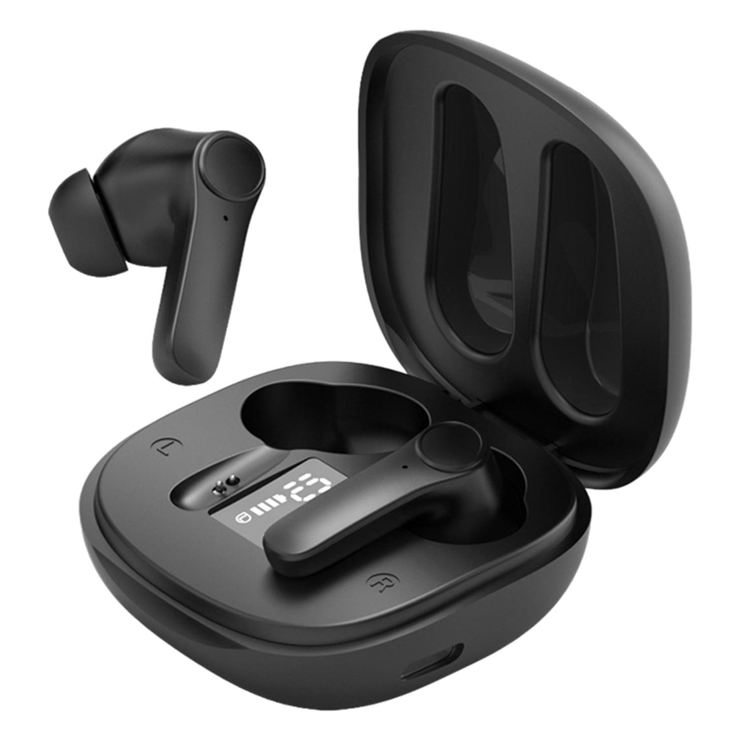 Refttenw Übersetzungs Kopfhörer, Online Sprachübersetzer Ohrhörer Bluetooth In-Ear-Kopfhörer (144 Sprachen und Akzente 0,5s Schnelle Übersetzung 4 Modi)