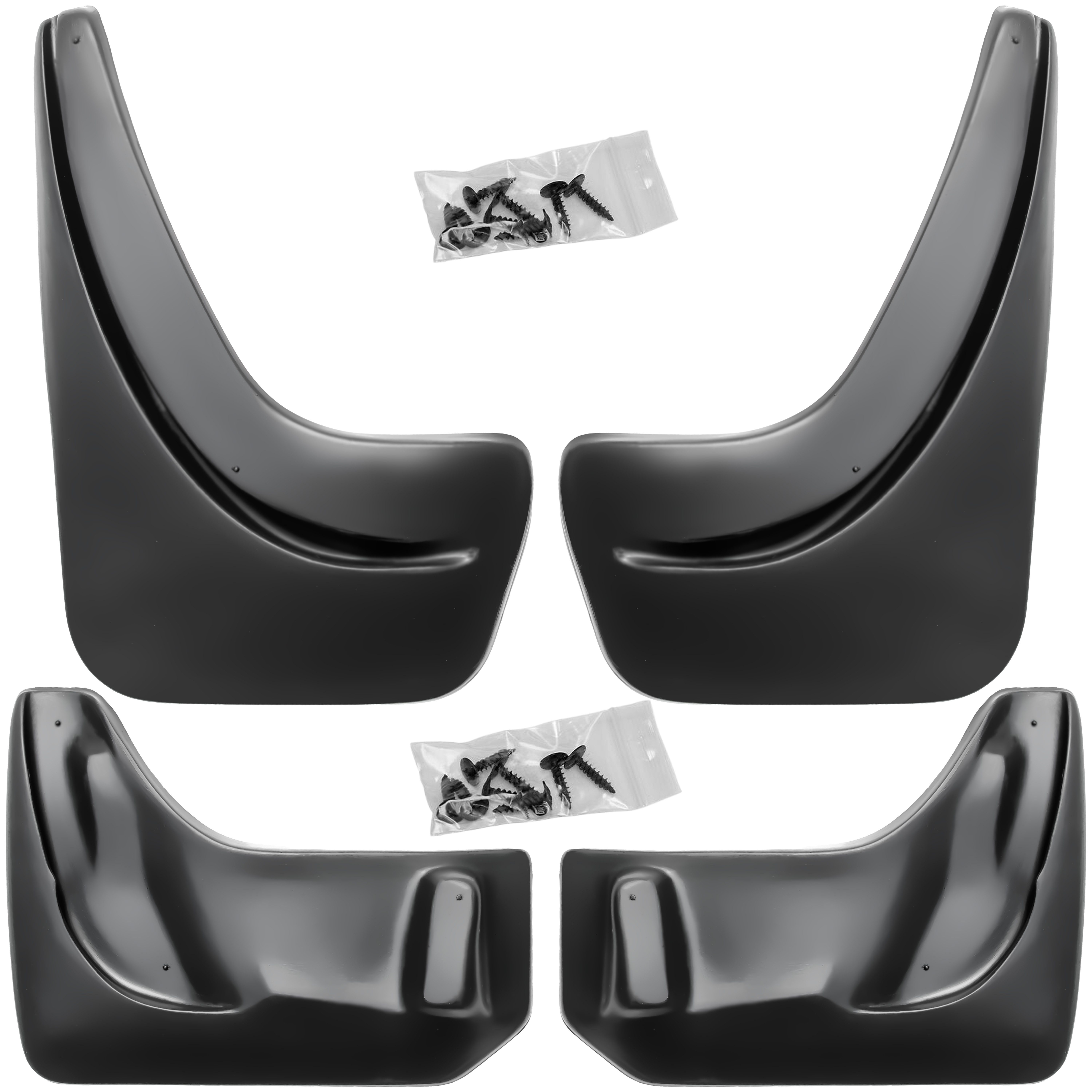 Kfz-Schmutzfänger Set vorne + hinten für Opel Astra J Schrägheck, BJ 2010-2012