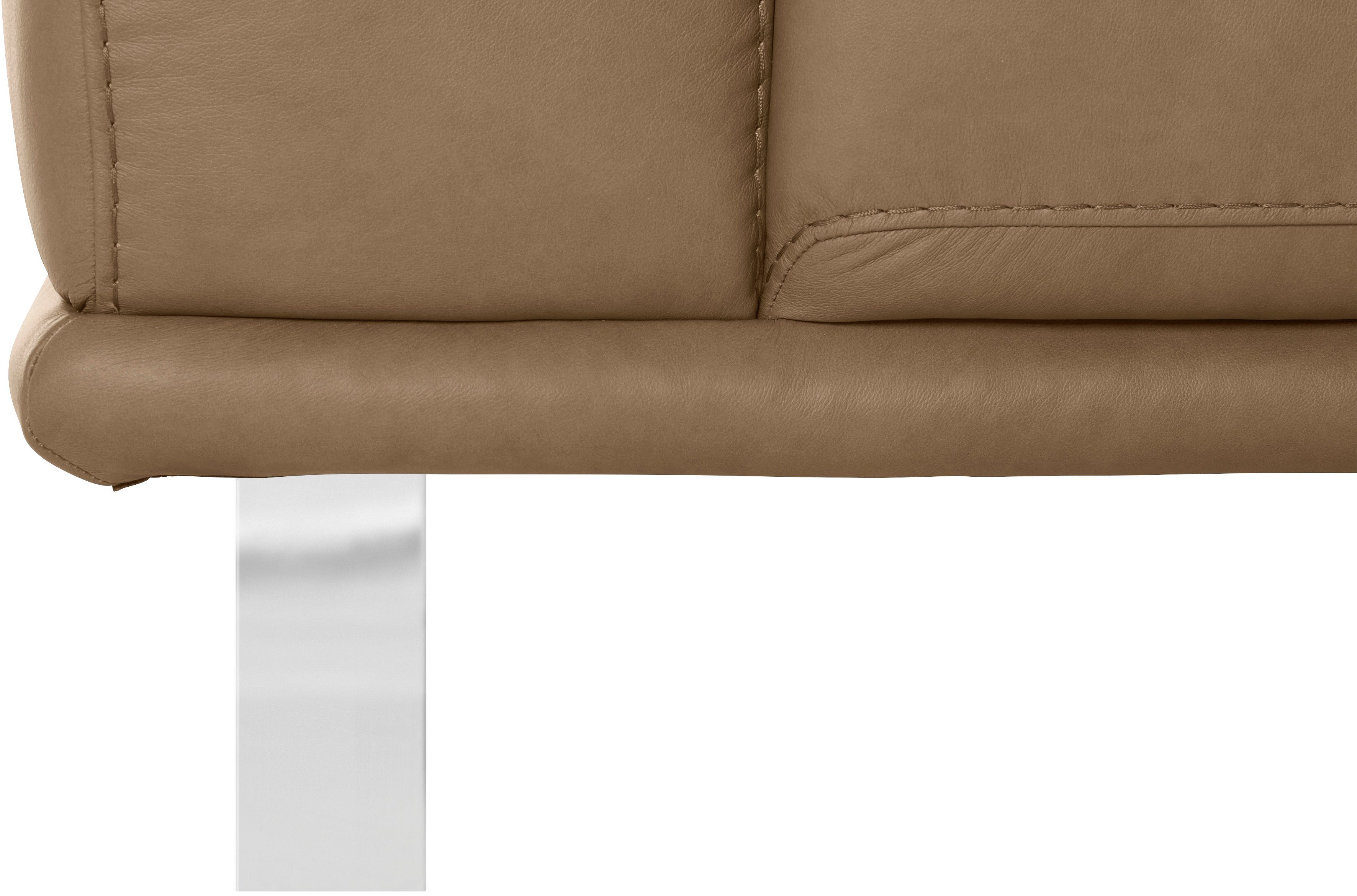 Breite 192 2-Sitzer montanaa, in glänzend, mit cm Chrom Metallkufen W.SCHILLIG