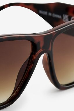 Next Sonnenbrille Flache Sonnenbrille mit Metalleinsatz (1-St)