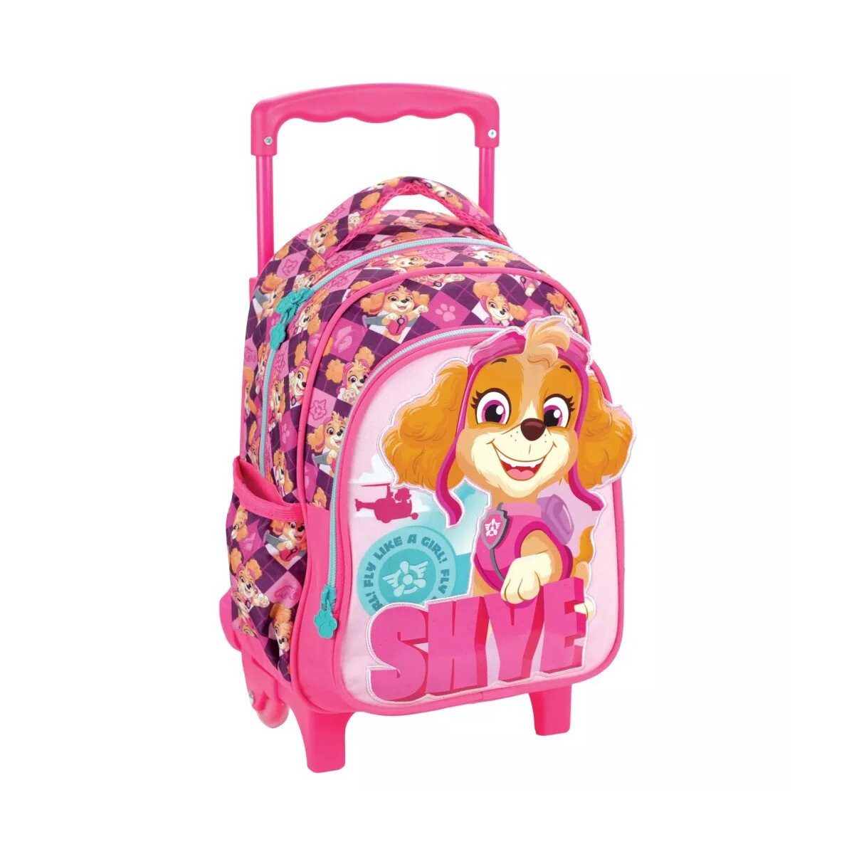 Kinderrucksack Paw Patrol Skye Fly rollender Kindergartenrucksack, Tasche