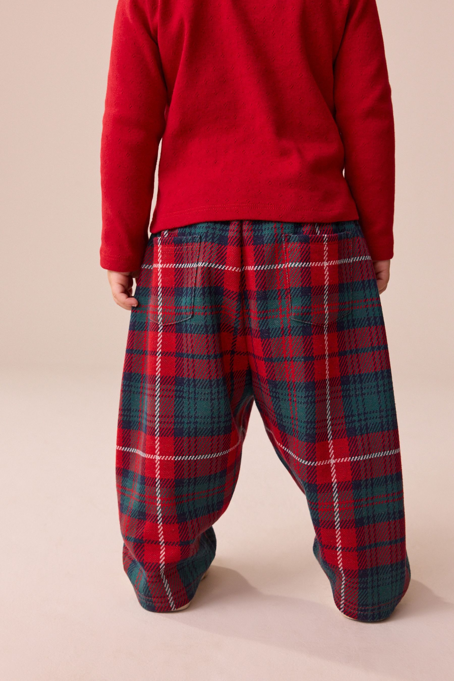 Next Schlupfhose Strukturierte Hose mit weitem günstig online kaufen