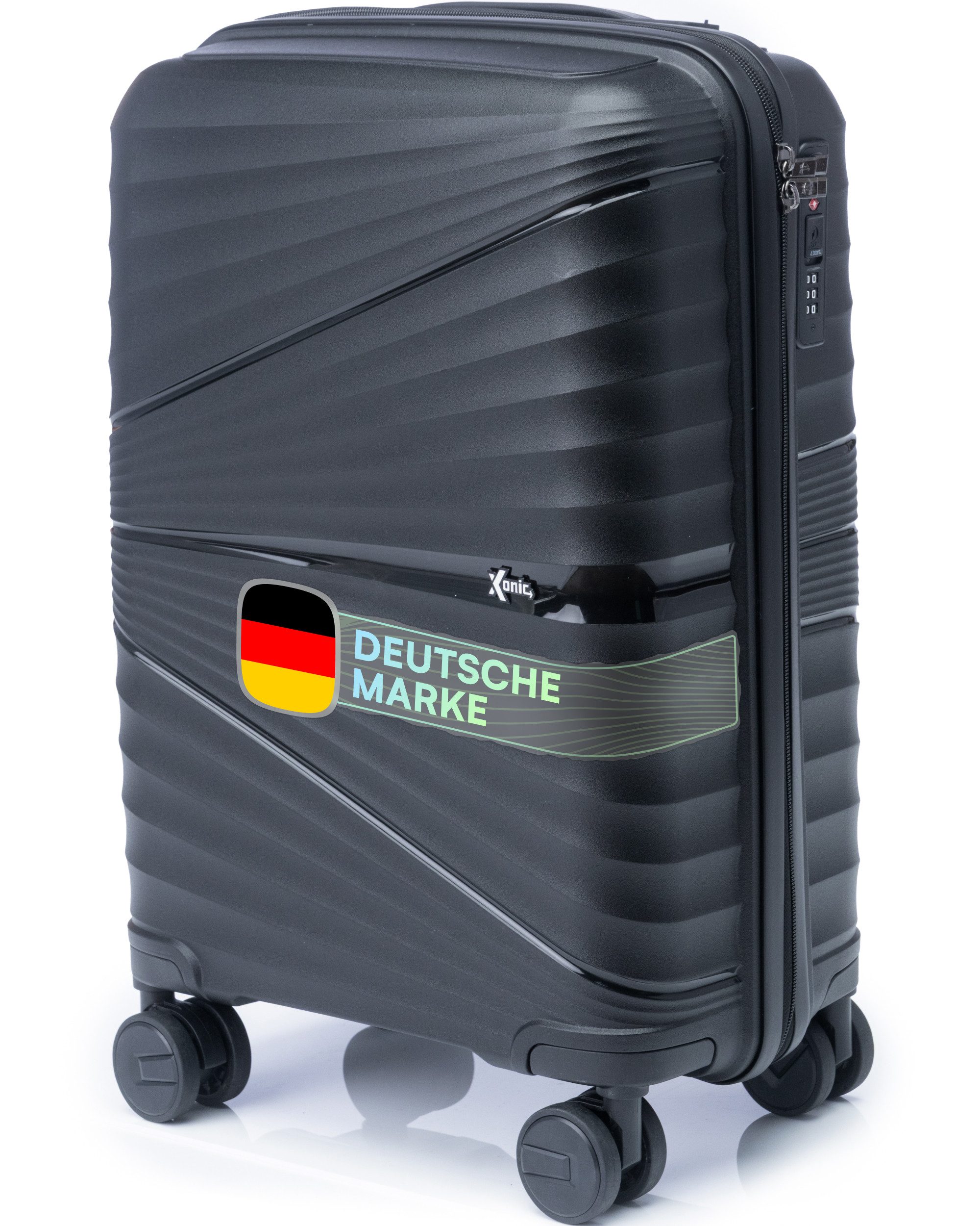Xonic Koffer Xonic® Hartschalenkoffer Bruchsicherer Rollkoffer TSA-Reisekoffer, 4 Rollen