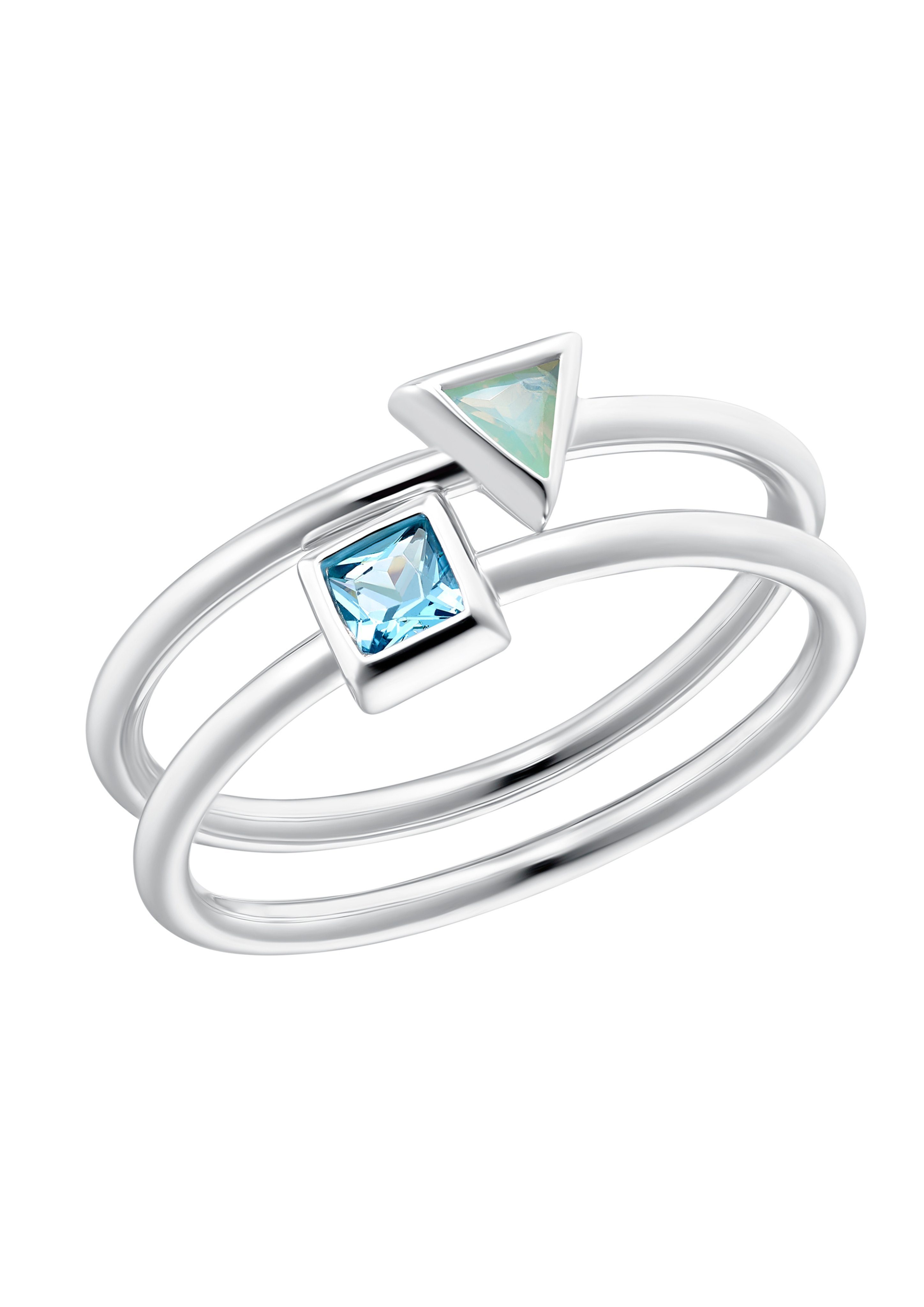s.Oliver Fingerring Mehrreihiger Ring Silber