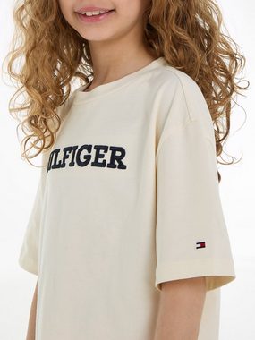 Tommy Hilfiger T-Shirt U MONOTYPE TEE S/S mit großer Logo-Stickerei