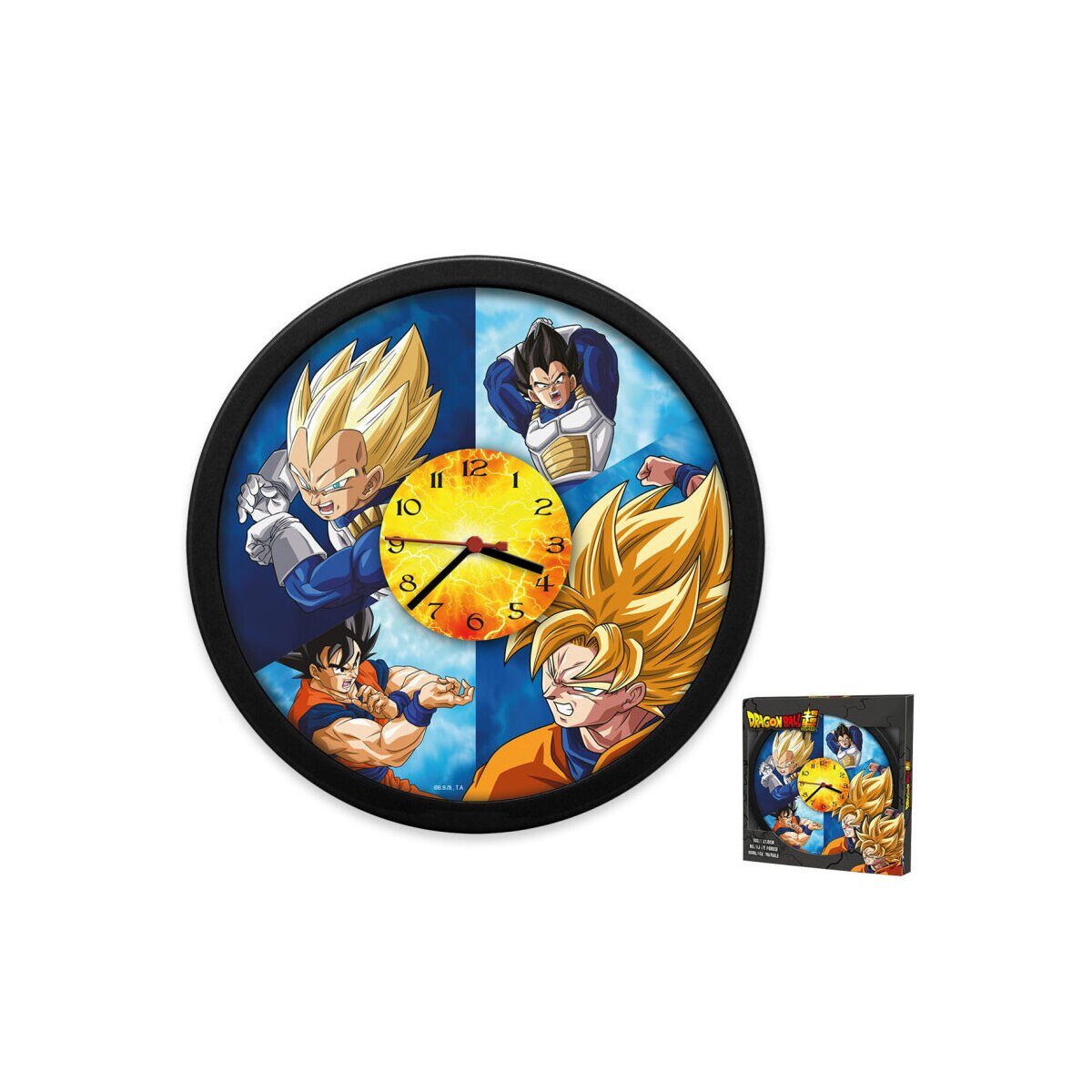 Dragon Ball Wanduhr Dragon Ball Wanduhr 25cm Fighters Anime Uhr günstig online kaufen