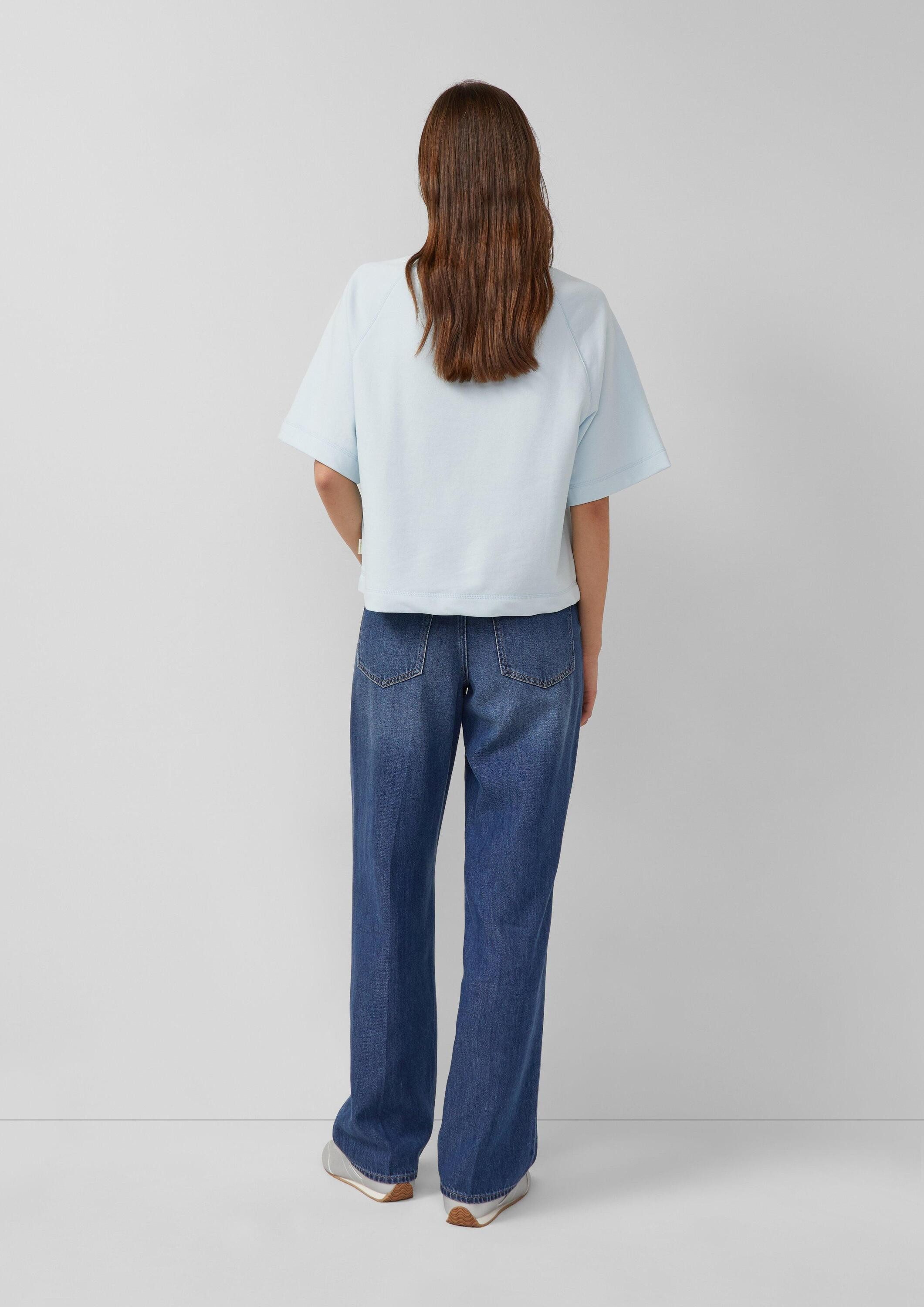 s.Oliver Sweatshirt Sweatshirt Boxy Sweatshirt mit 3D-Artwork