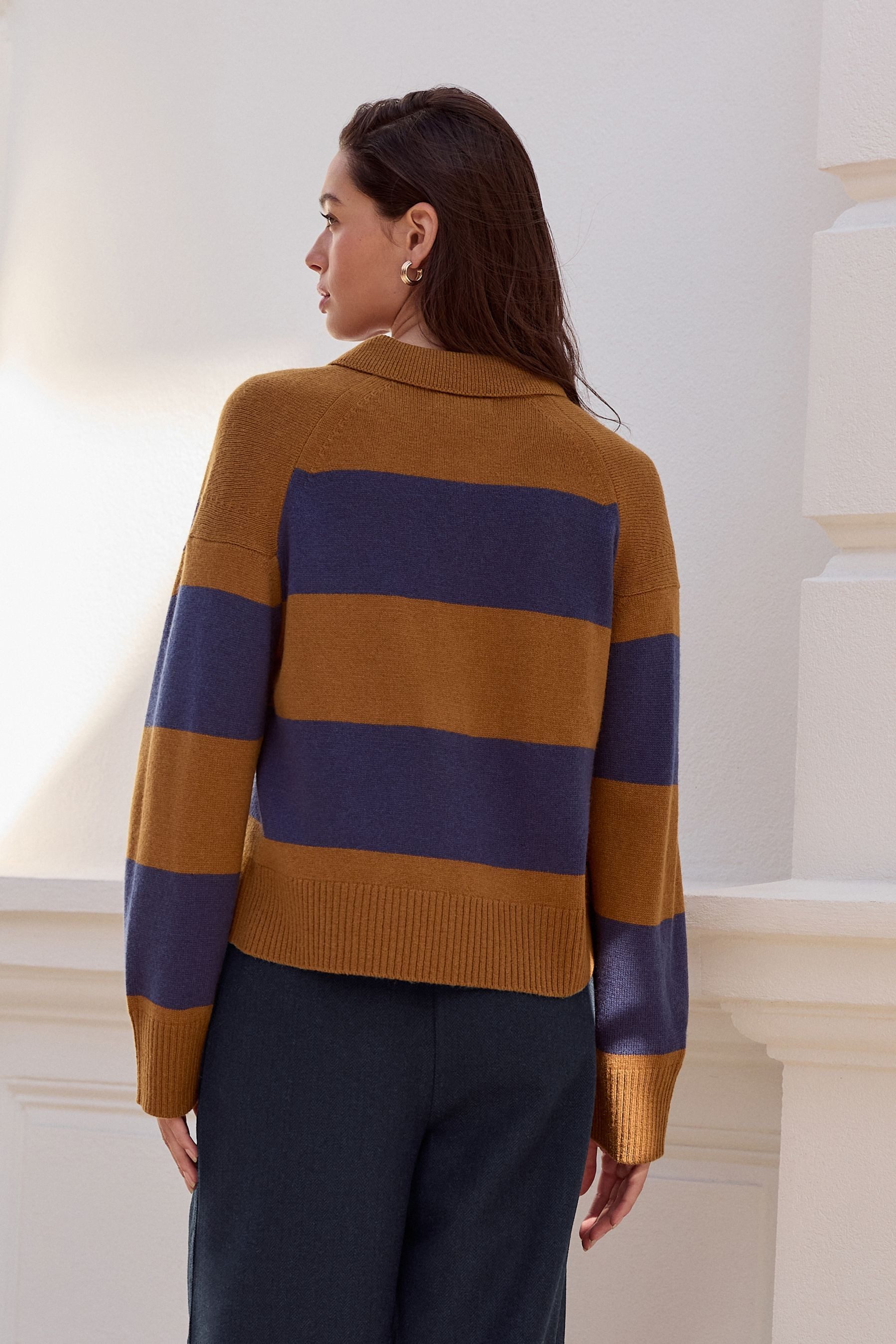 Next Polokragenpullover N. Premium Polo-Pullover aus 100 % Wolle (1-tlg) günstig online kaufen