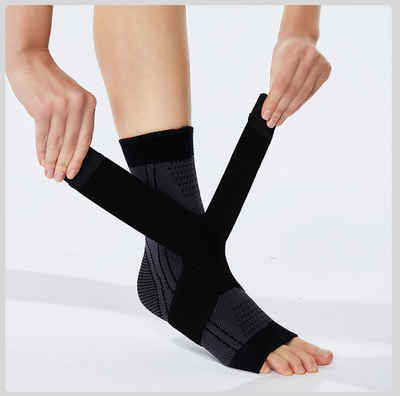 Coonoor Sprunggelenkbandage Hochwertige Fußbandage, Sport Fußgelenk Bandage, 1 Paar verstellbare Knöchelstützen