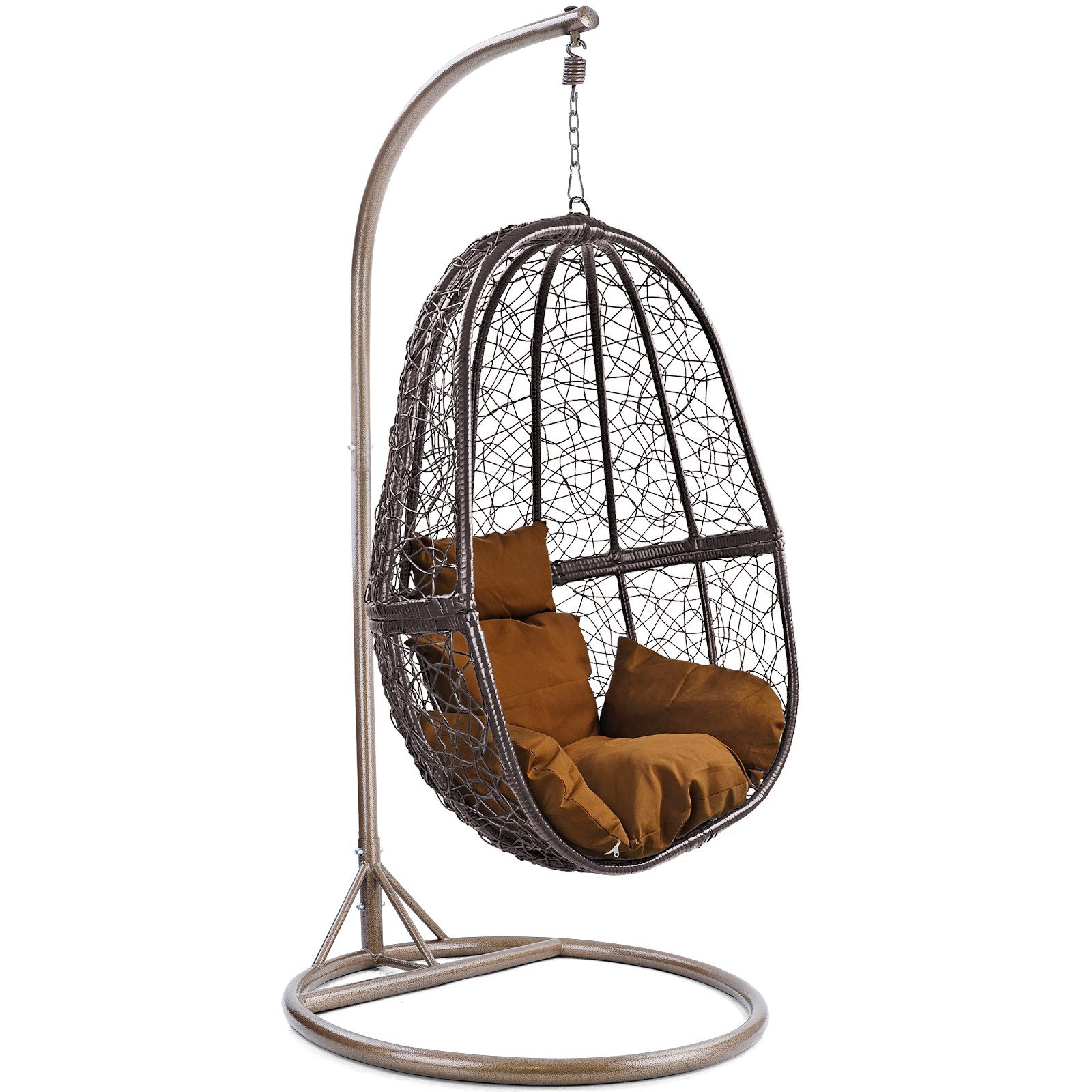 RAMROXX Hängesessel Fun XL Polyrattan Korb günstig online kaufen