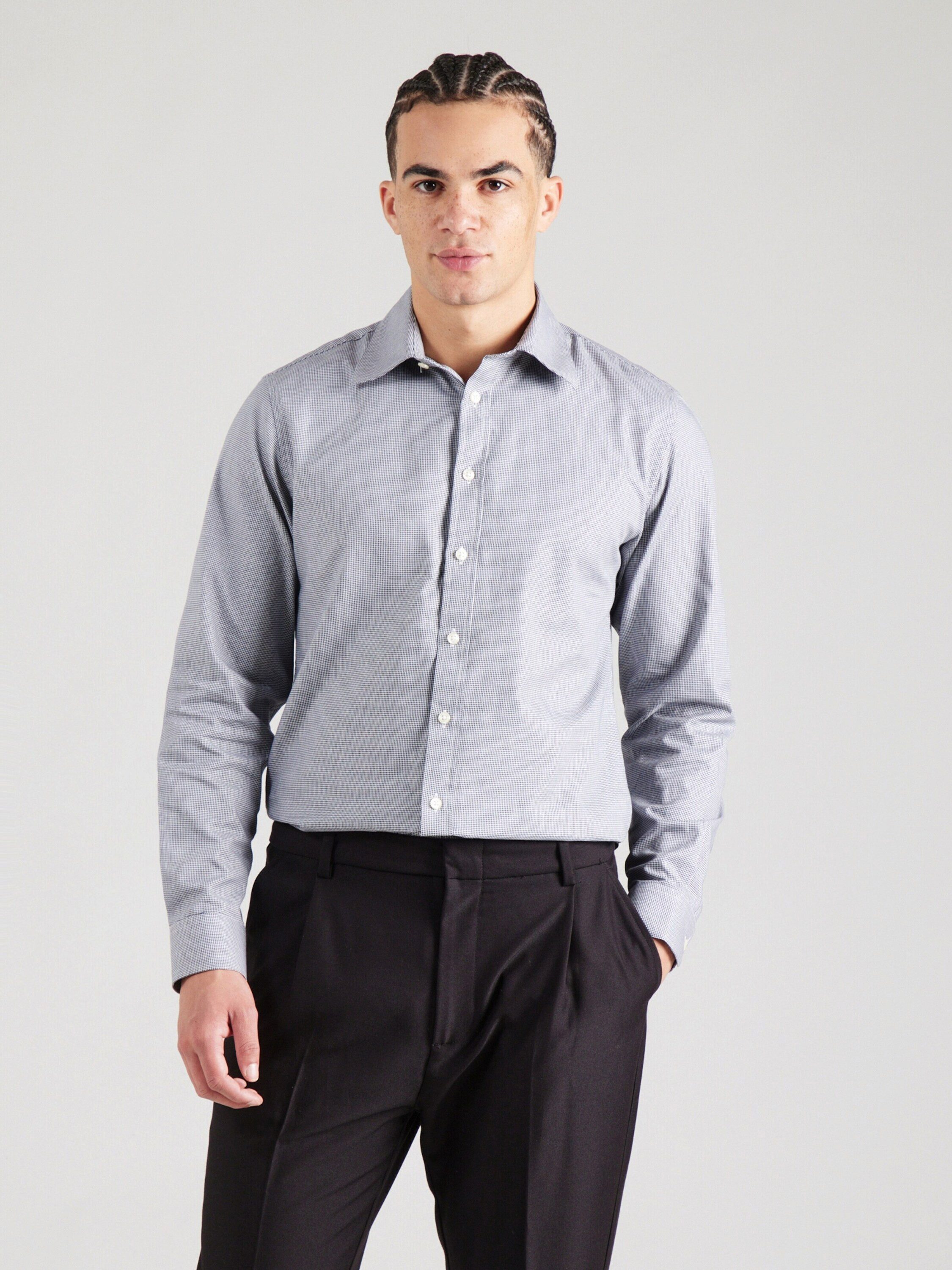 Selected Langarmhemd SLHSLIMETHAN (1-tlg) günstig online kaufen