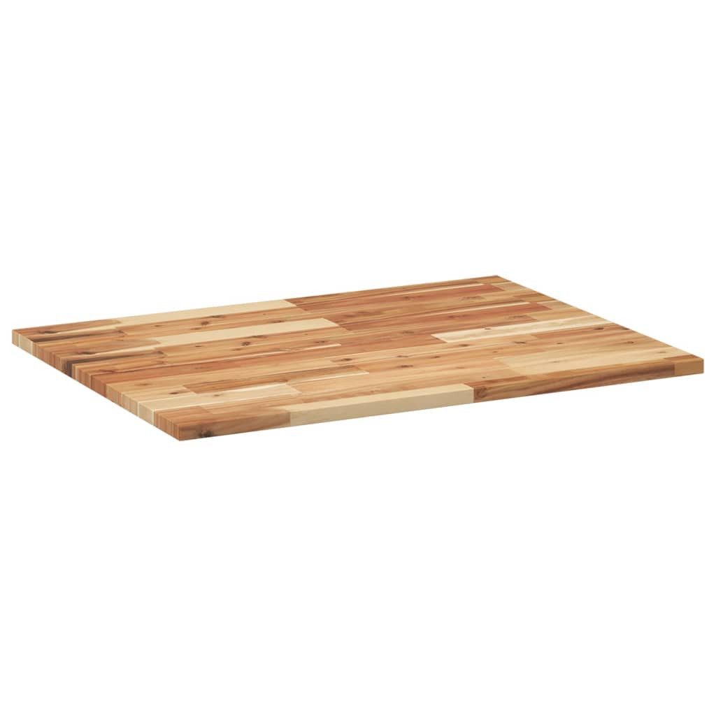 vidaXL Schreibtisch 80 x 60 x 2 cm Schreibtischplatte Ölbeschichtung 80x60x2 cm Massivholz