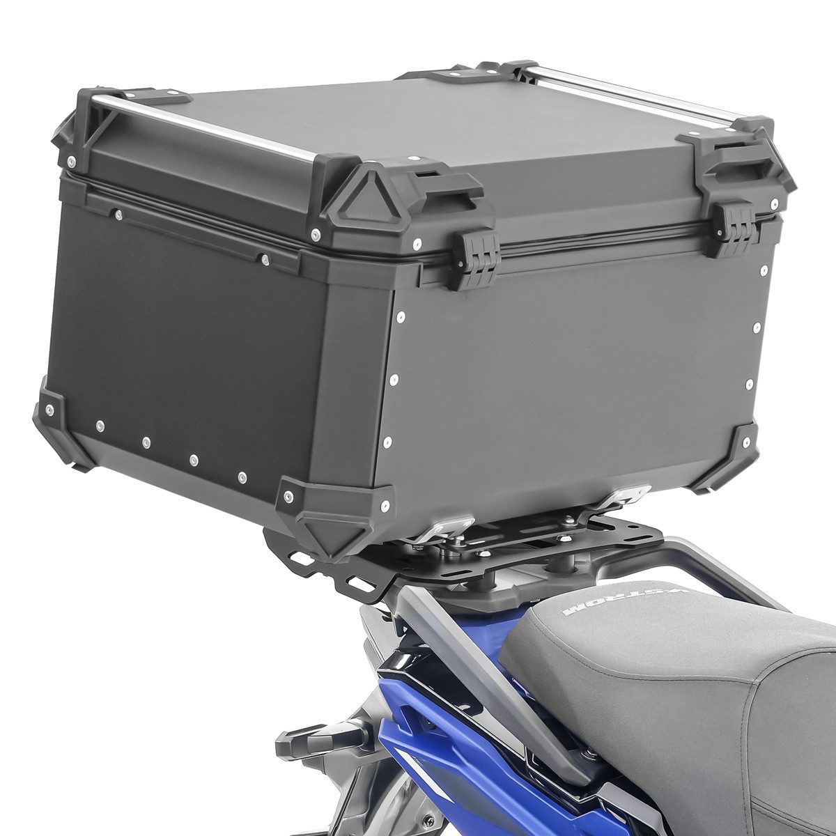 Bagtecs Topcase Set Alu Topcase + Gepäckbrücke passend für Suzuki V-Strom 800 23-26 #