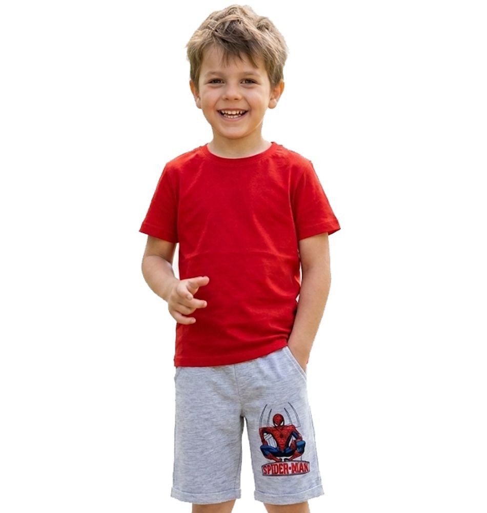 Spiderman Bermudas Spider-Man Jungen Bermudashorts Sommerhose kurze Hose Jungen kurze Sommer Hose Spiderman