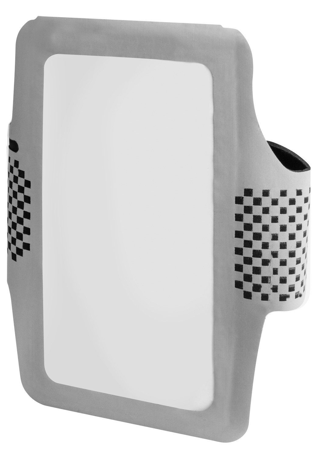 Safety Maker Reflektorband Sport Smartphone Hülle silber-schwarz, (1 St., 1 Stück)