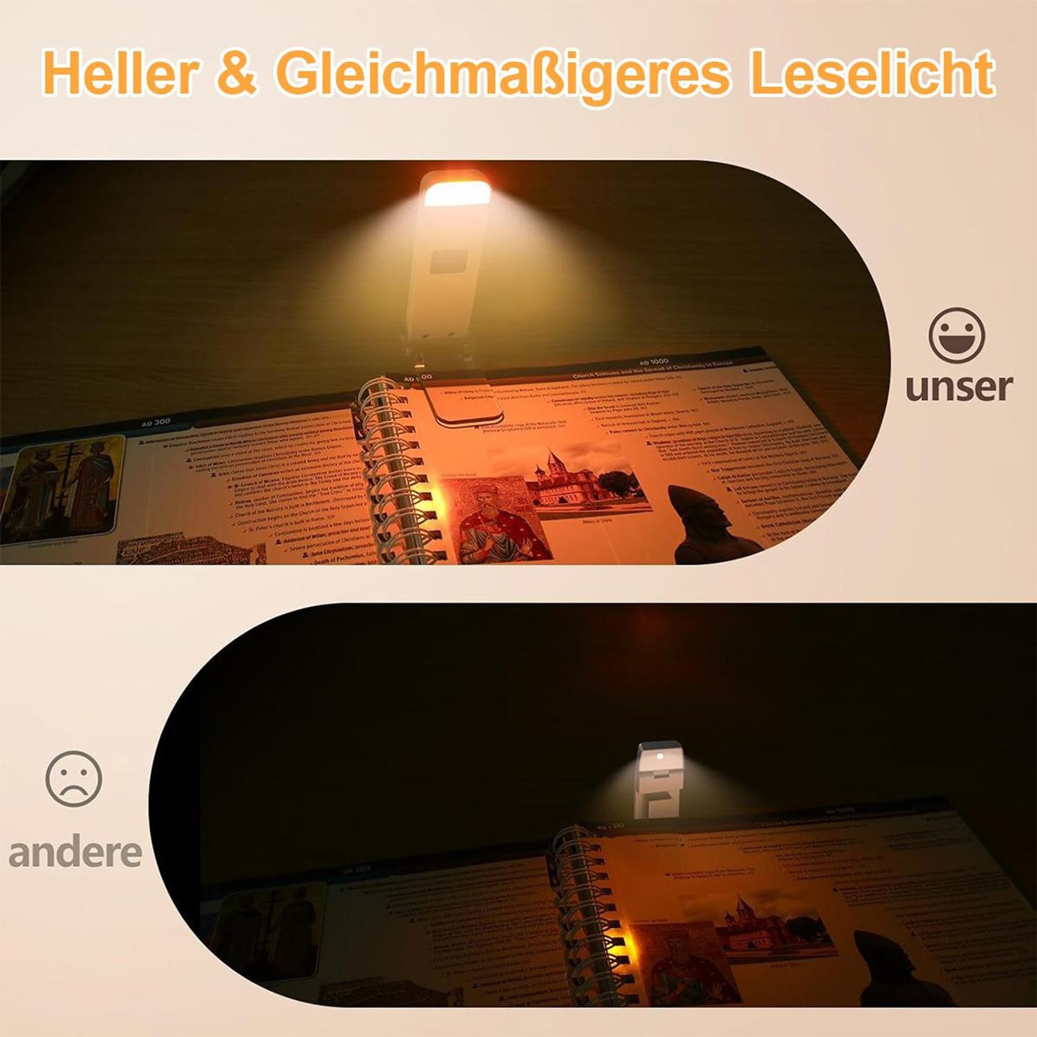 FELIXLEO LED Schreibtischlampe LED Klemmleuchte mit 3 Farben 5 Helligkeiten Timer