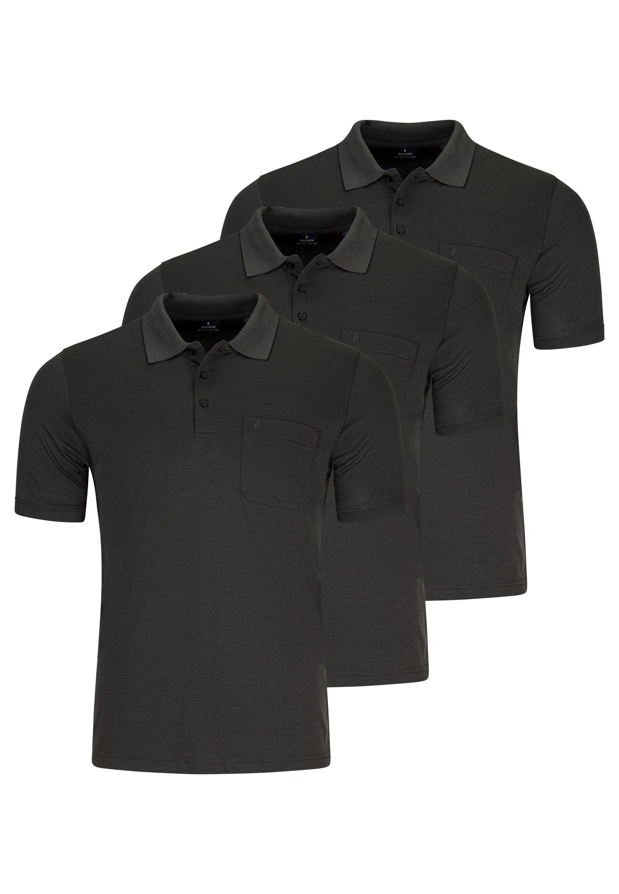 Poloshirt 3er Pack Basic