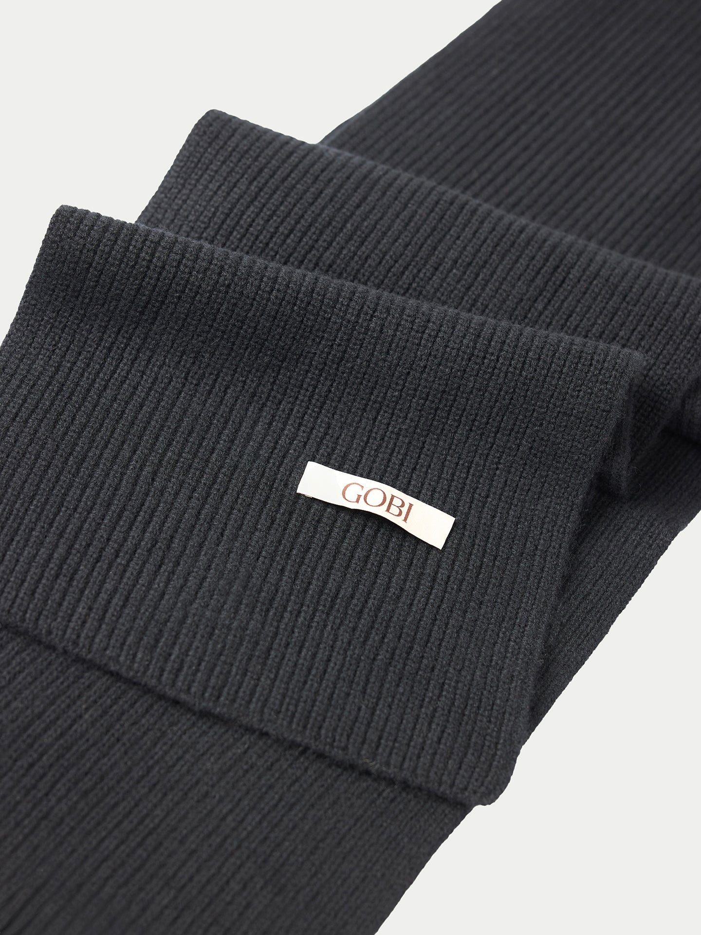 GOBI Cashmere Strickschal Schal mit Patentmuster