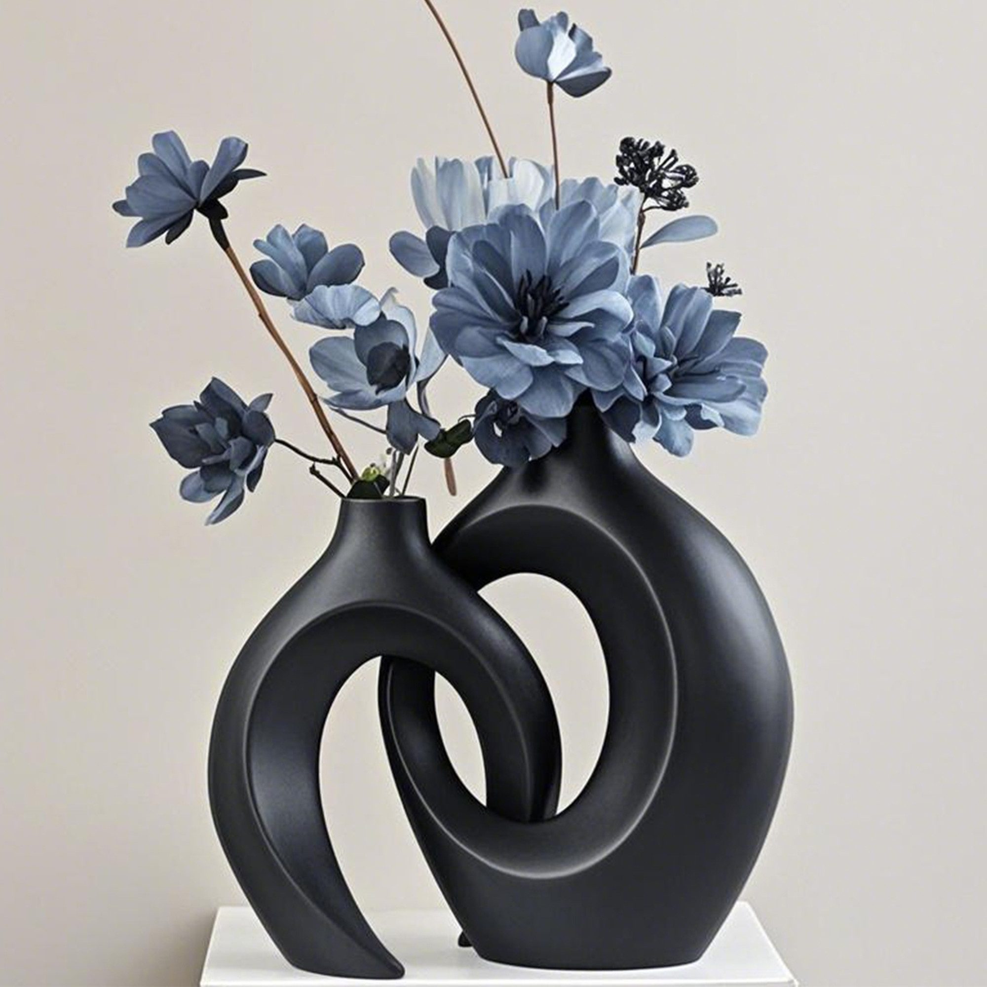 YINDN Dekovase 2er-Set Keramik Vase, Getrocknete günstig online kaufen