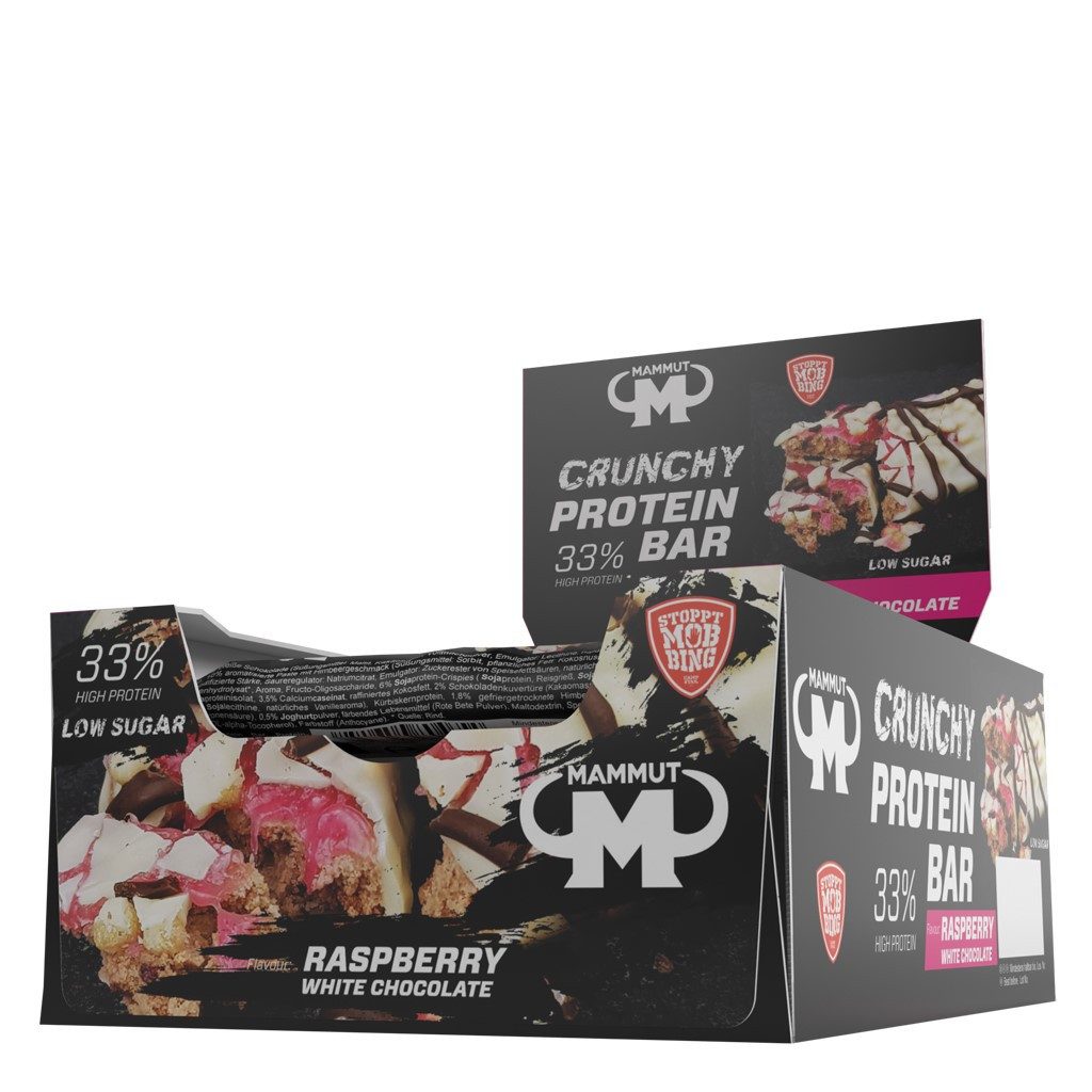 Mammut Nutrition Crunchy Protein Bar - 45 g Riegel Riegel, 45 g