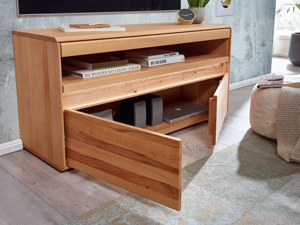 Main Möbel TV-Board TV Element Lowboard 123x63cm Kernbuche Berlin
