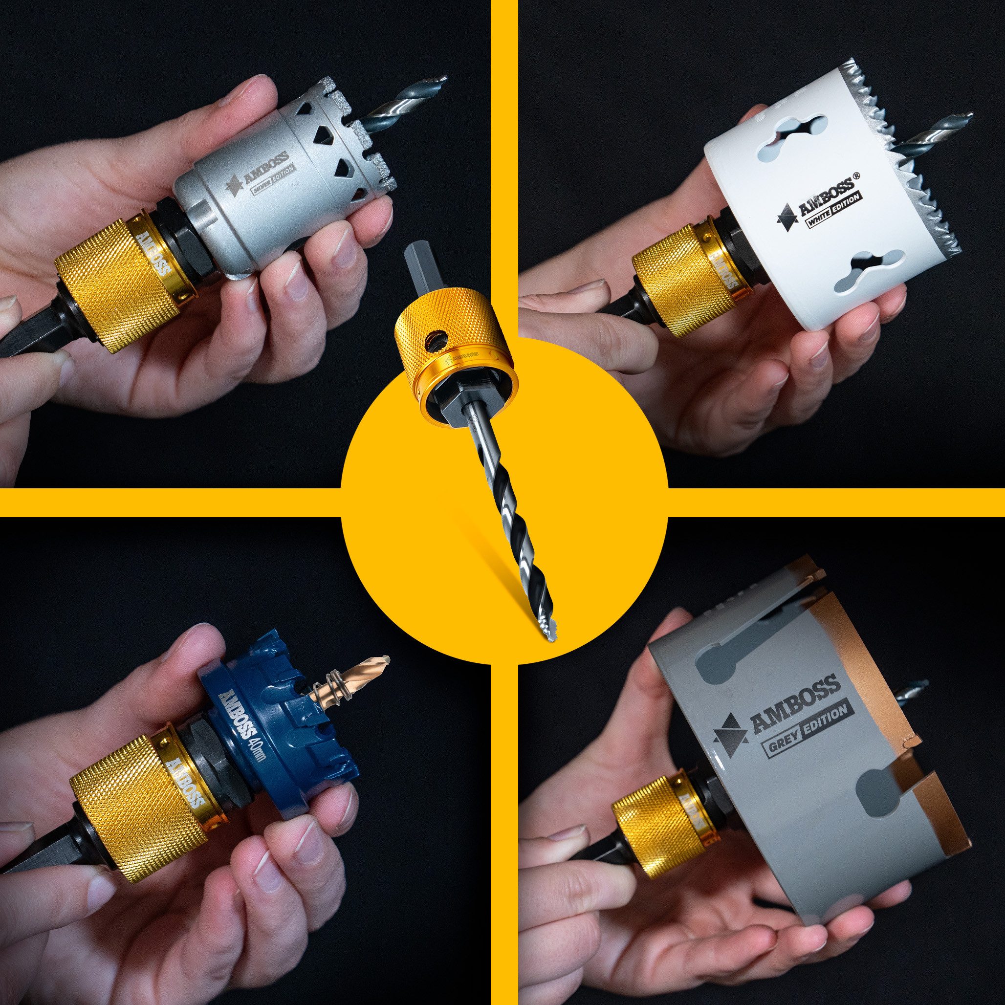 Amboss Werkzeuge Lochsäge Rapid Change V2 Starterset