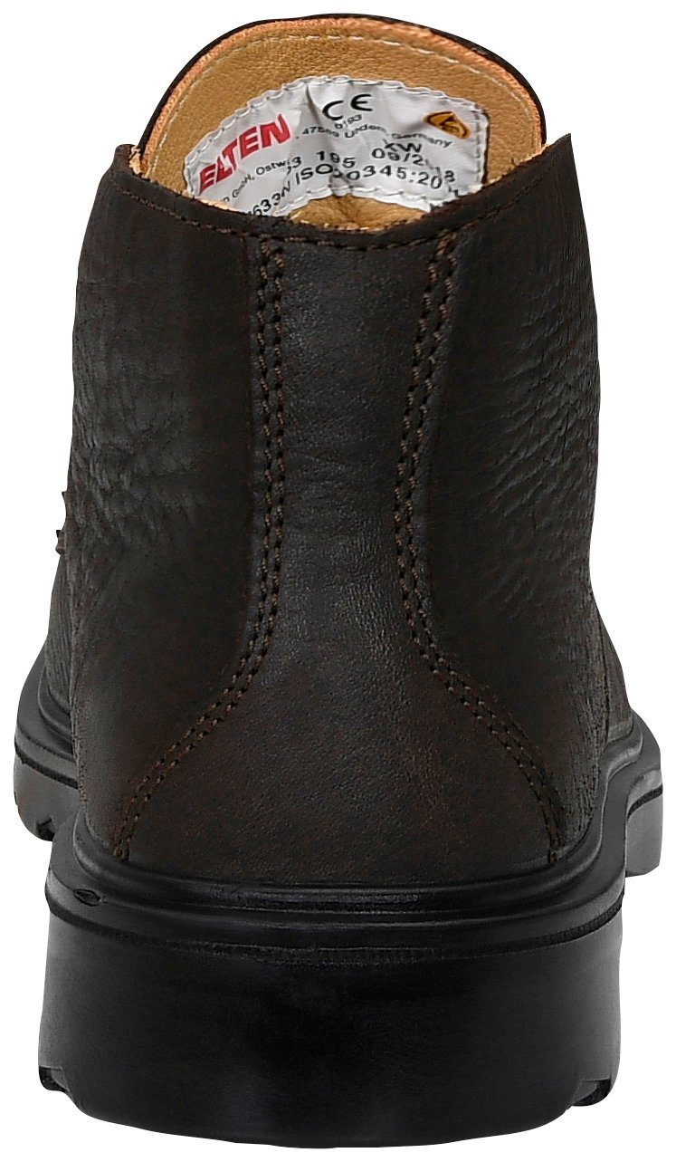 NIKOLAS Elten ESD Sicherheitsstiefel S3 brown XW Mid