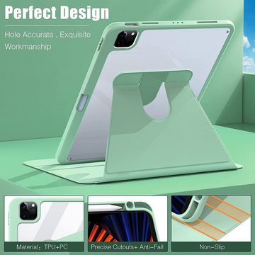Tisoutec Sleeve Hülle für iPad Air 5/4 /iPad Pro 11/10.9 Zoll Schutzhülle 360° Drehung