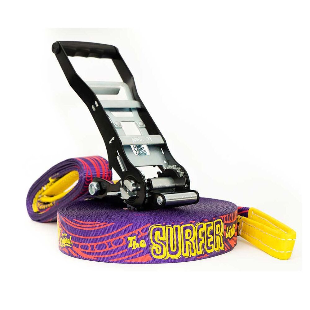 Gibbon Slackline Slackline Surferline Treewear, Longline, Waterline und Trickline in einem
