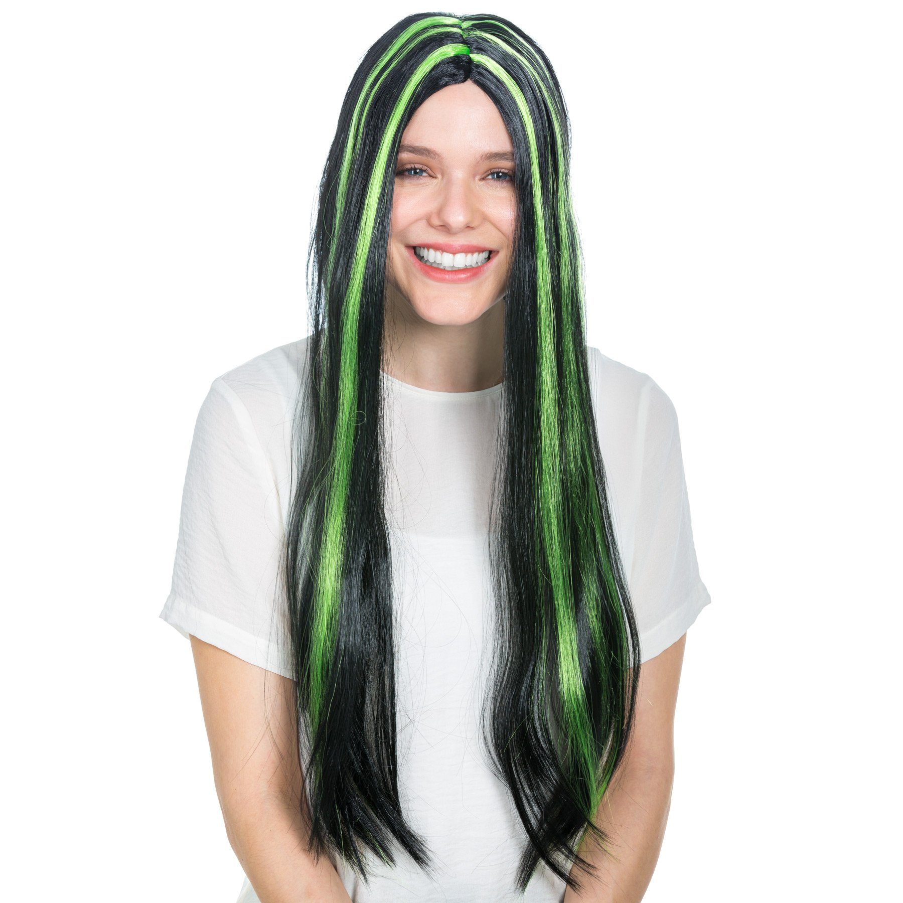 dressforfun Kostüm-Perücke Perücke Vampir Langhaar
