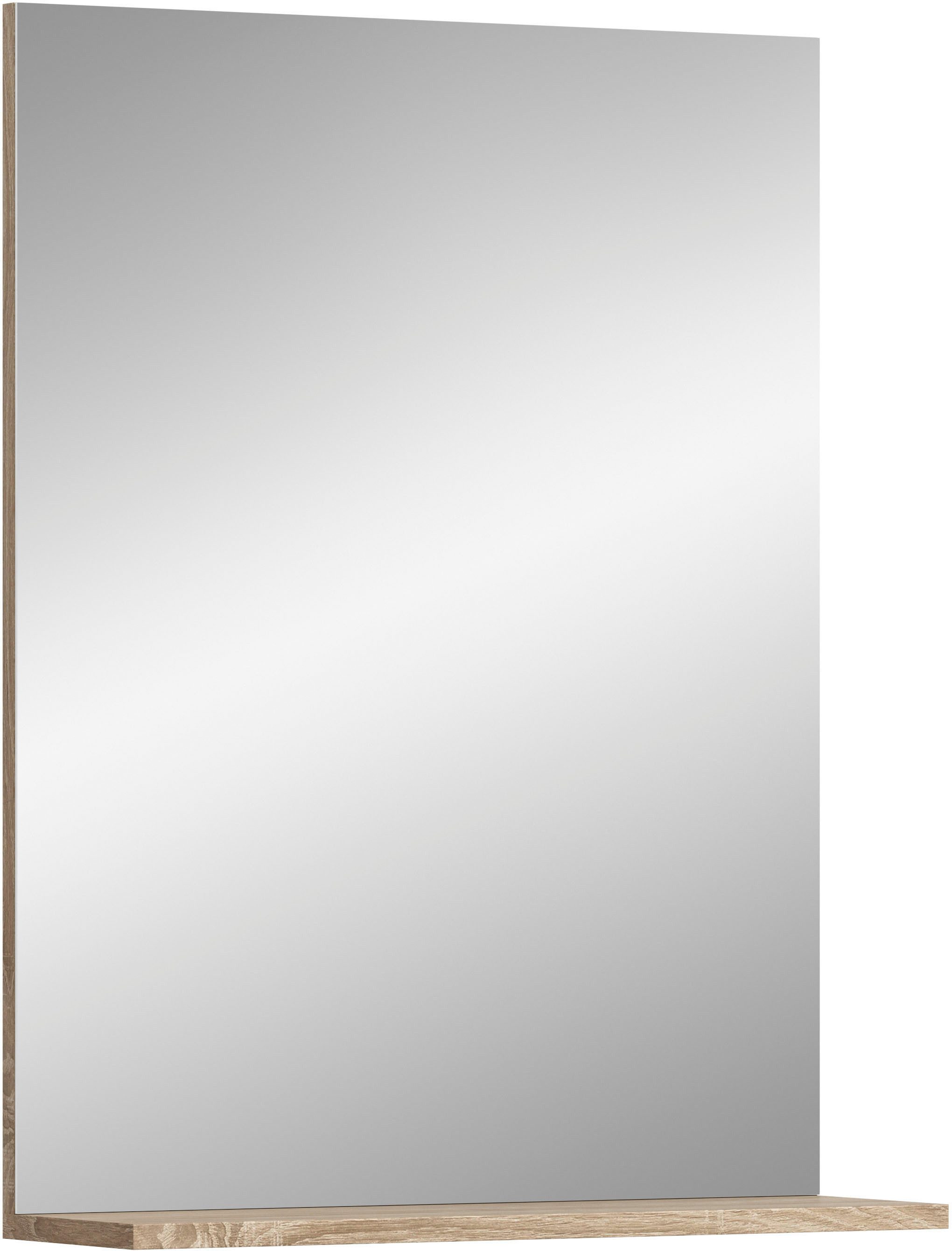 welltime Badspiegel SIENA, Breite 60cm, 1 Ablageboden, hochwertiges Spiegelglas (TOPSELLER), in verschiedenen Farben erhältlich, Badmöbel, Spiegel, Badezimmer