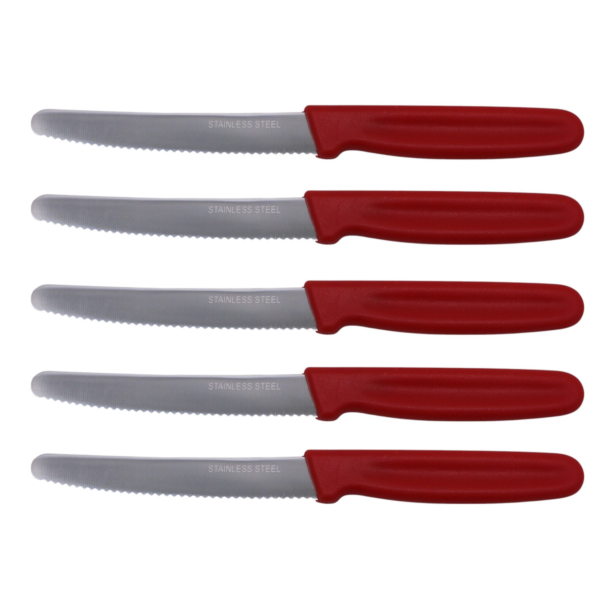 Messer-Set Shov Allzweckmesser - Tomatenmesser 5-teilig Wellenschliff